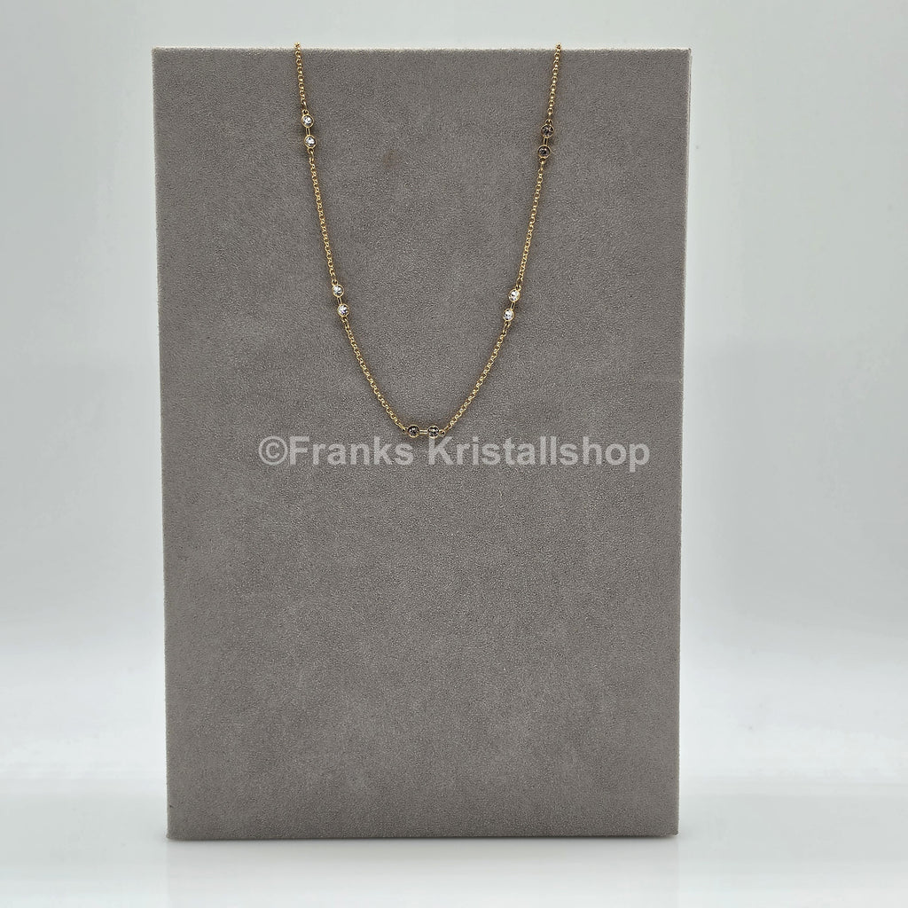 SWAROVSKI Remix Halskette, Weiß, Goldbeschichtet 5743027