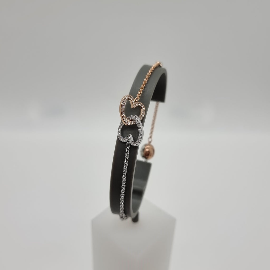 SWAROVSKI Remix Armband Forever Größe L Rosévergoldet 5375199