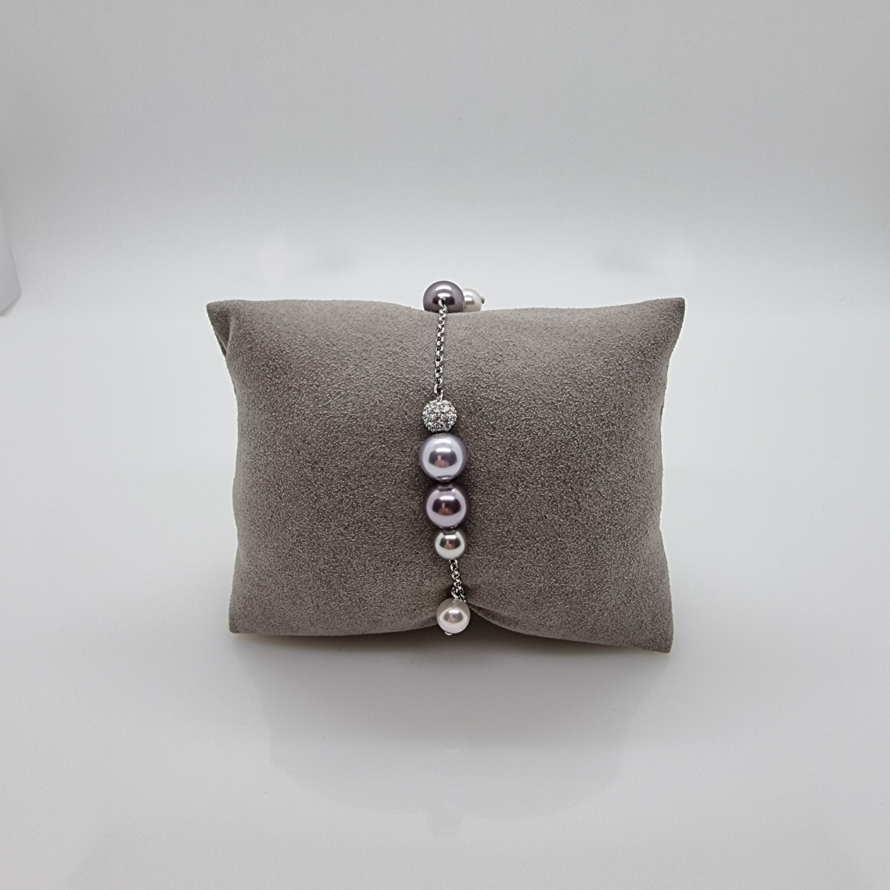 Swarovski Remix Pearl Armband Lila Perlen Gr. L 5479025