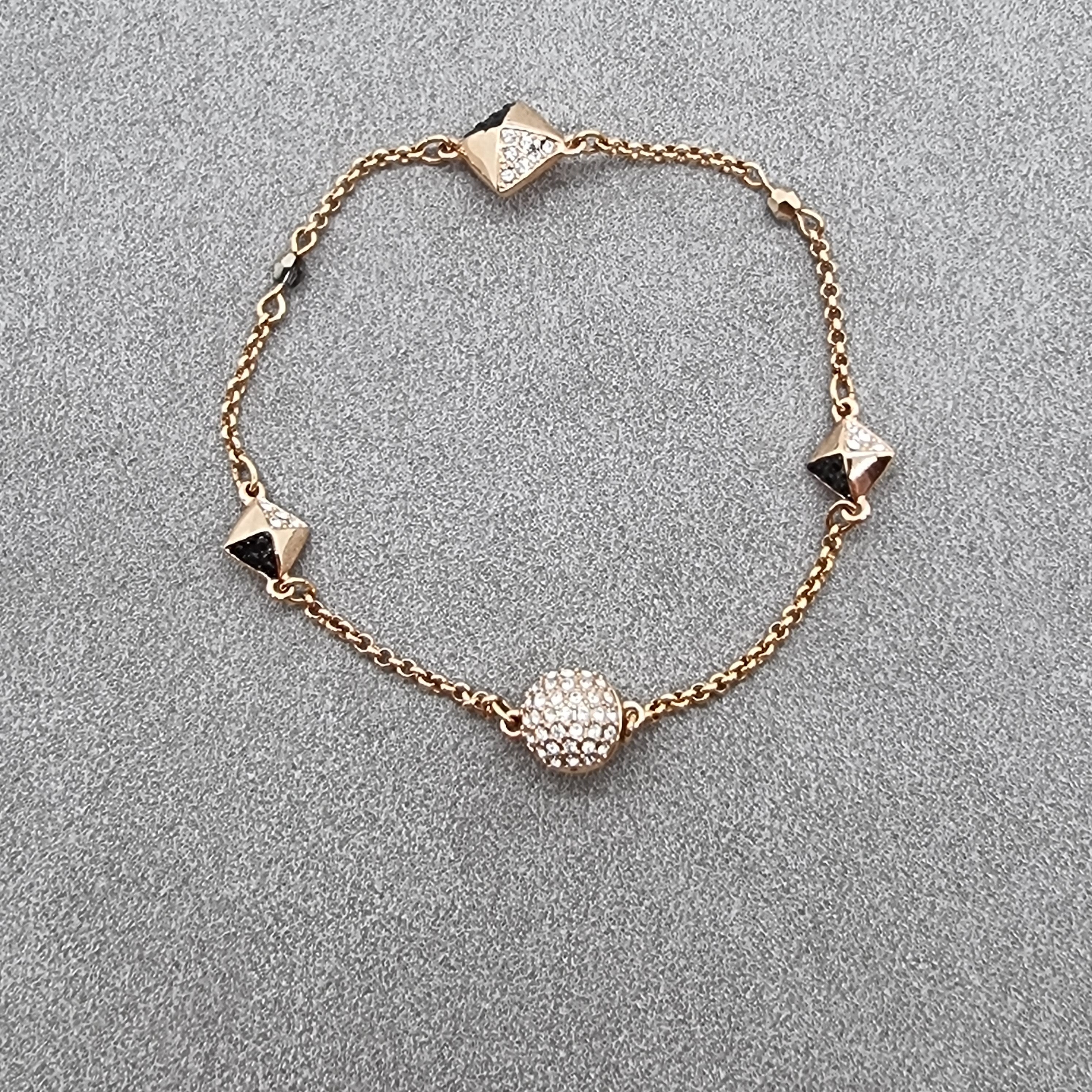 SWAROVSKI Remix Spike Armband Größe M Rosévergoldet 5352537