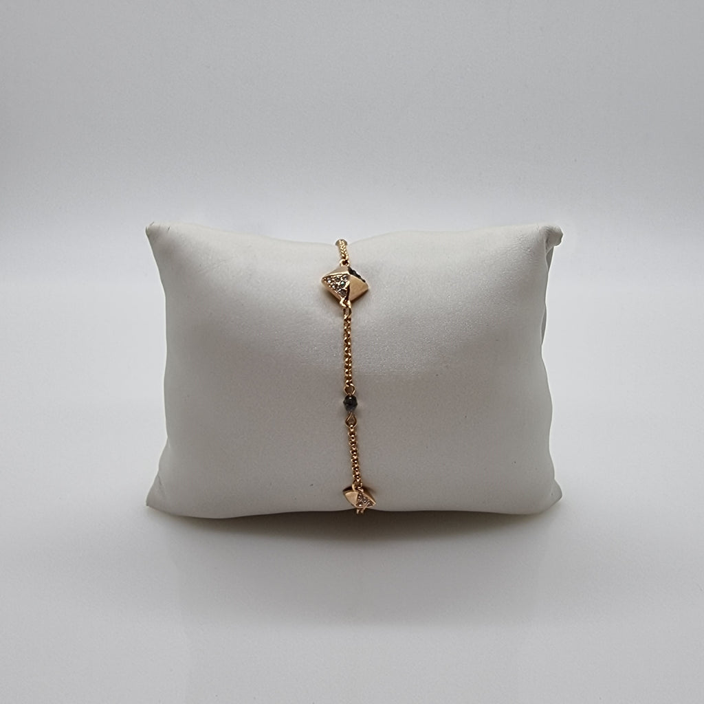 SWAROVSKI Remix Spike Armband Größe M Rosévergoldet 5352537