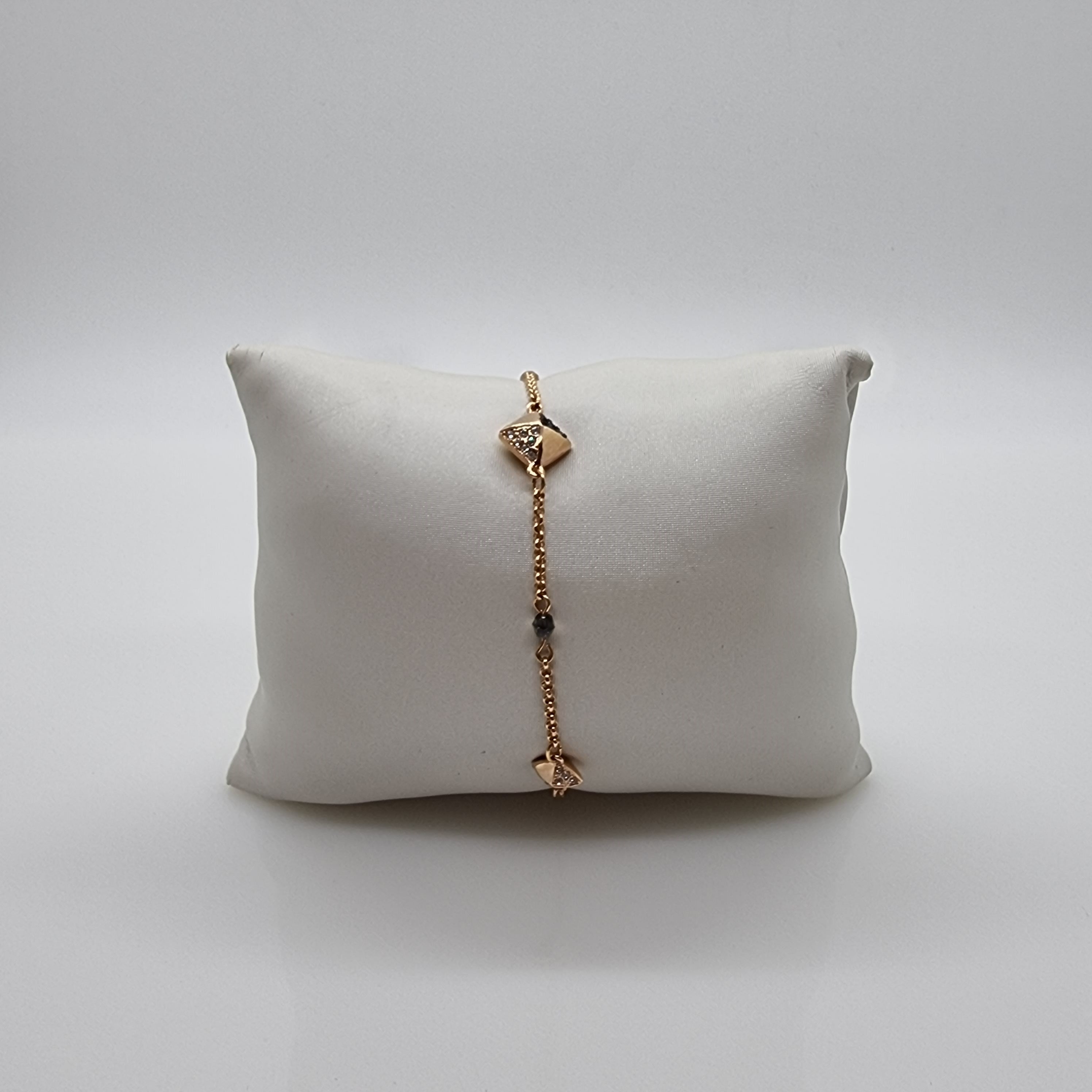 SWAROVSKI Remix Spike Armband Größe M Rosévergoldet 5352537