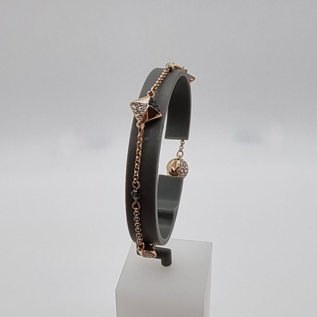 SWAROVSKI Remix Spike Armband Größe M Rosévergoldet 5352537