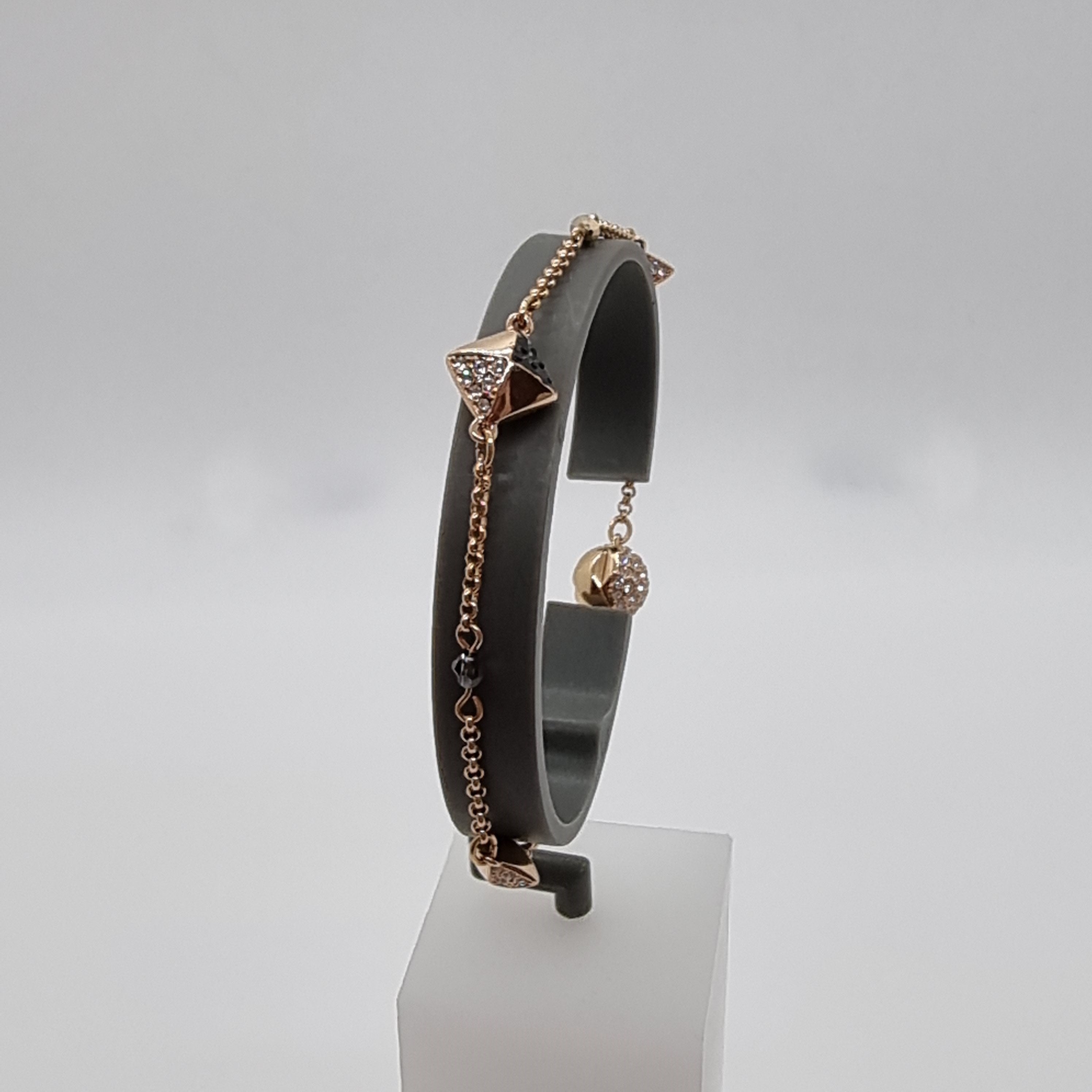 SWAROVSKI Remix Spike Armband Größe M Rosévergoldet 5352537