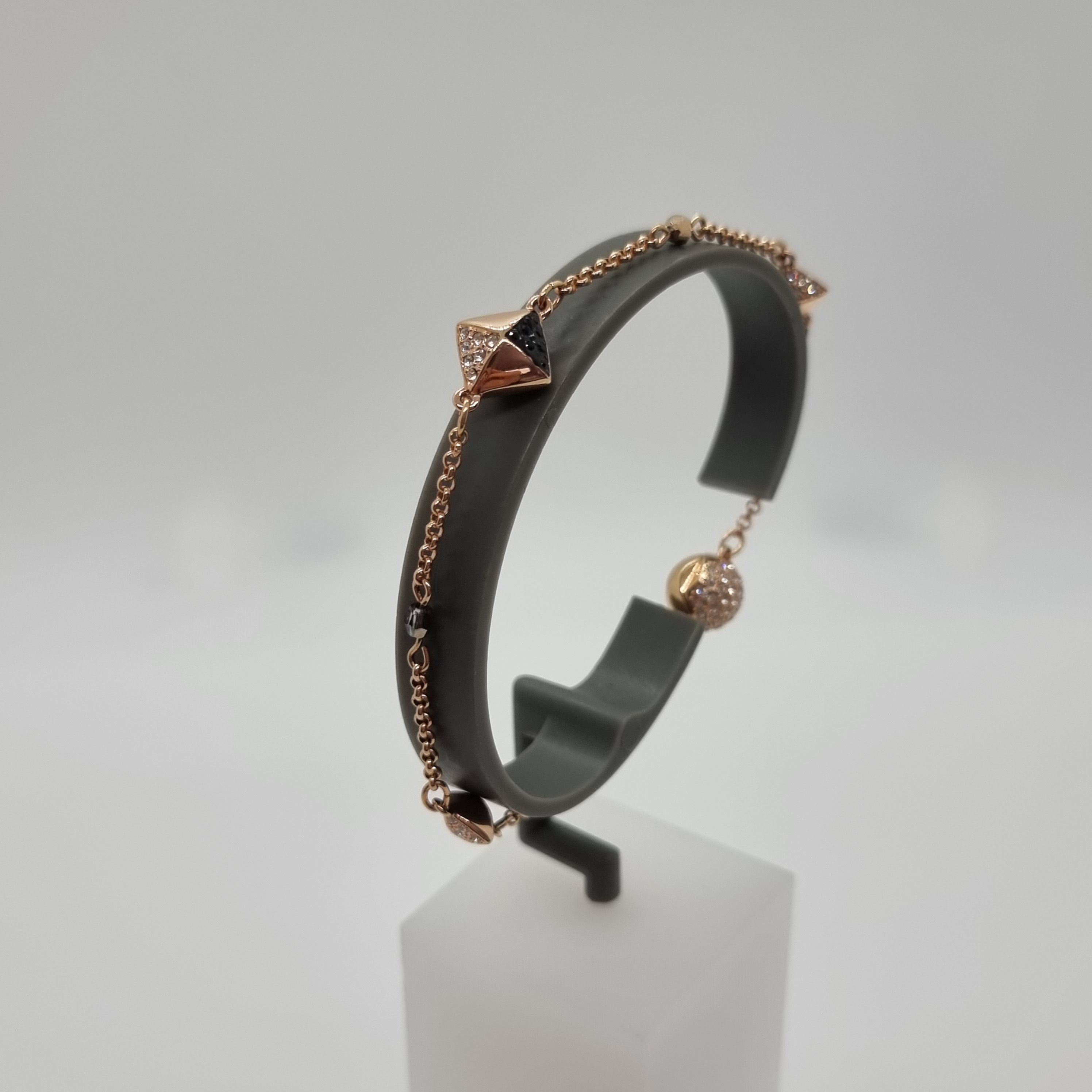 SWAROVSKI Remix Spike Armband Größe M Rosévergoldet 5352537