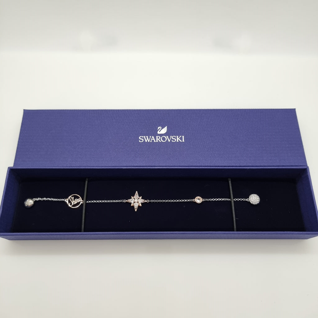 Swarovski Remix Stern Armband Shine Star Gr. L Rhodiniert 5511092