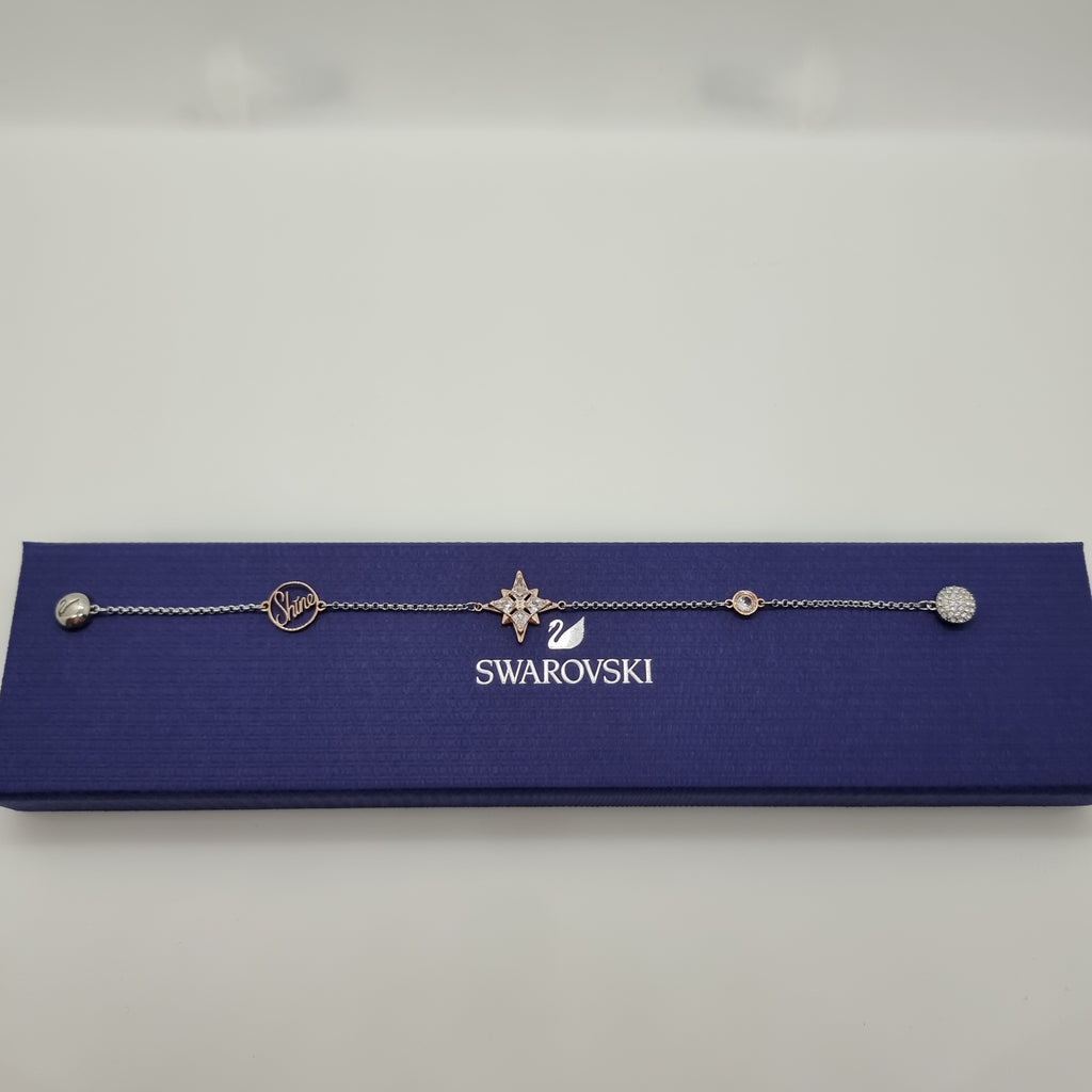 Swarovski Remix Stern Armband Shine Star Gr. L Rhodiniert 5511092