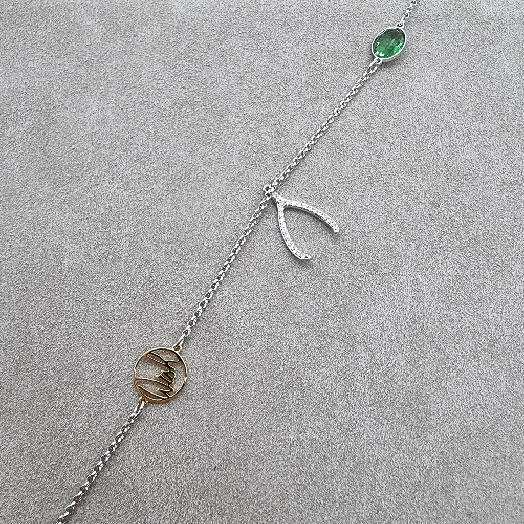 Swarovski Remix Wishbone Armband Wünschelrute Gr. S 5535284