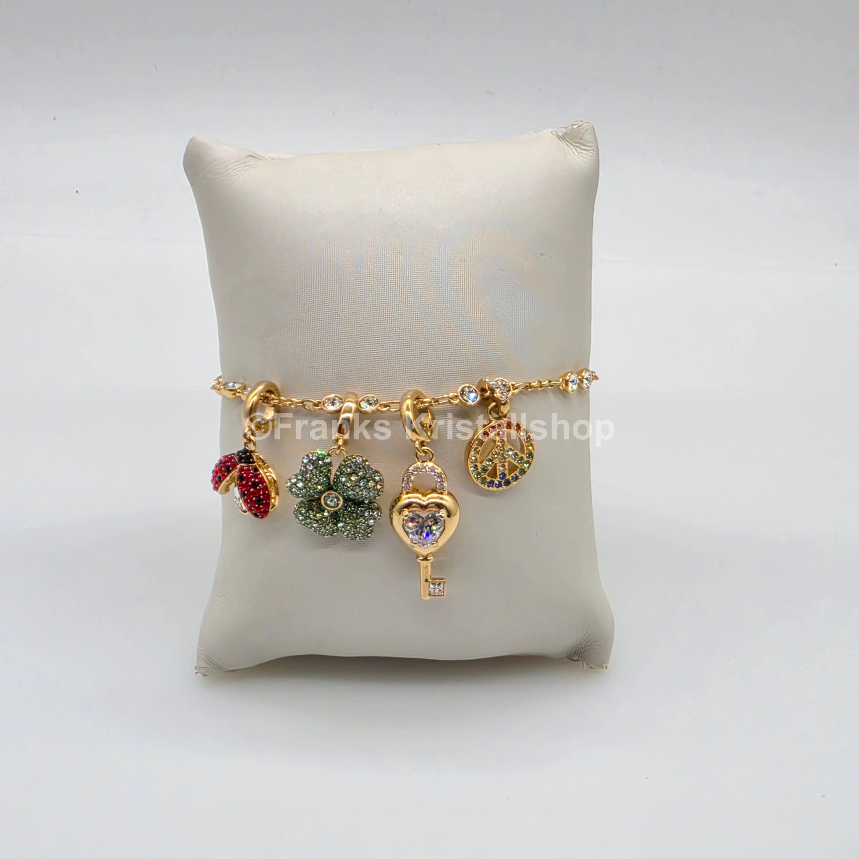SWAROVSKI Remix Armband, Weiß, Goldbeschichtet 5734677
