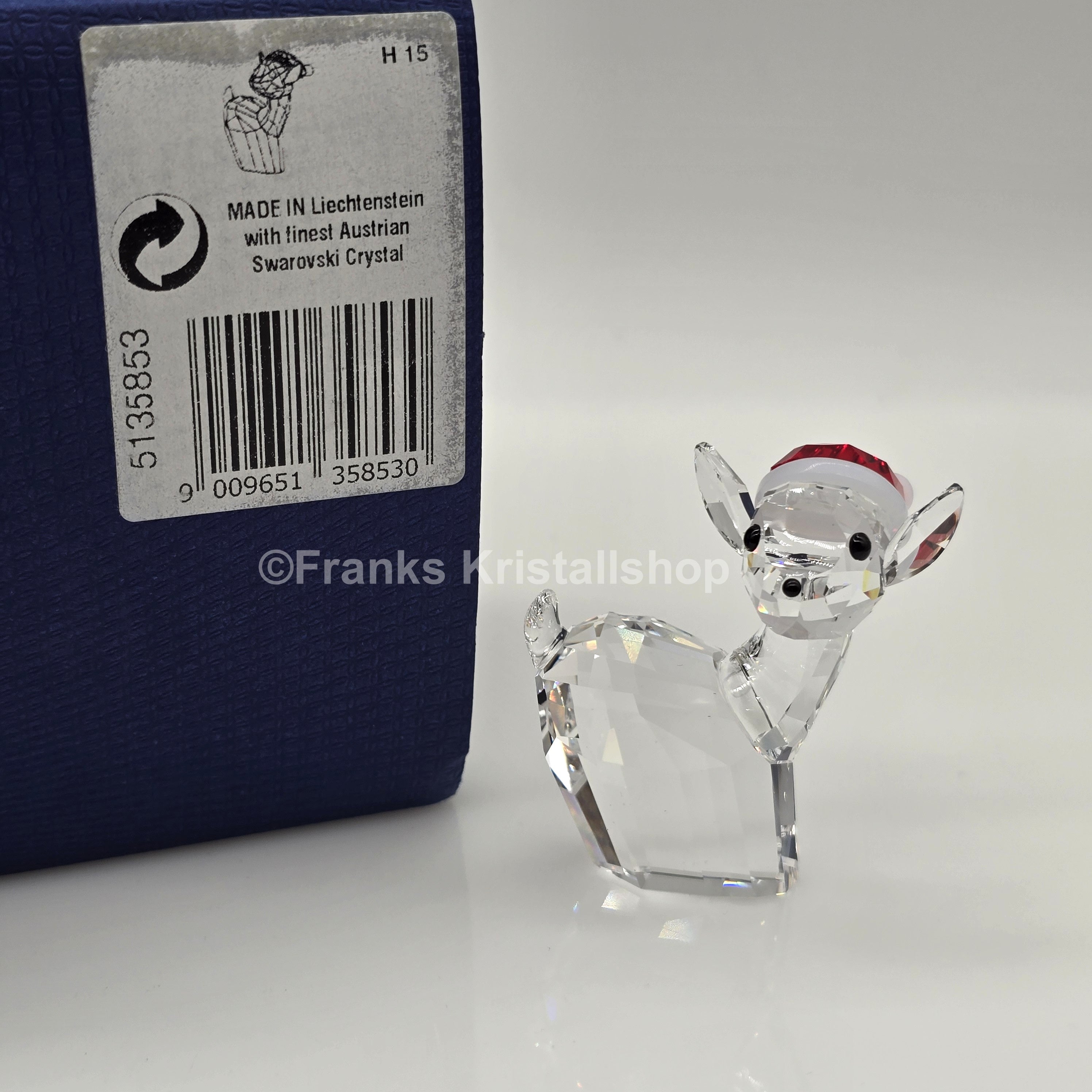 SWAROVSKI Reh mit Weihnachtsmütze 5135853