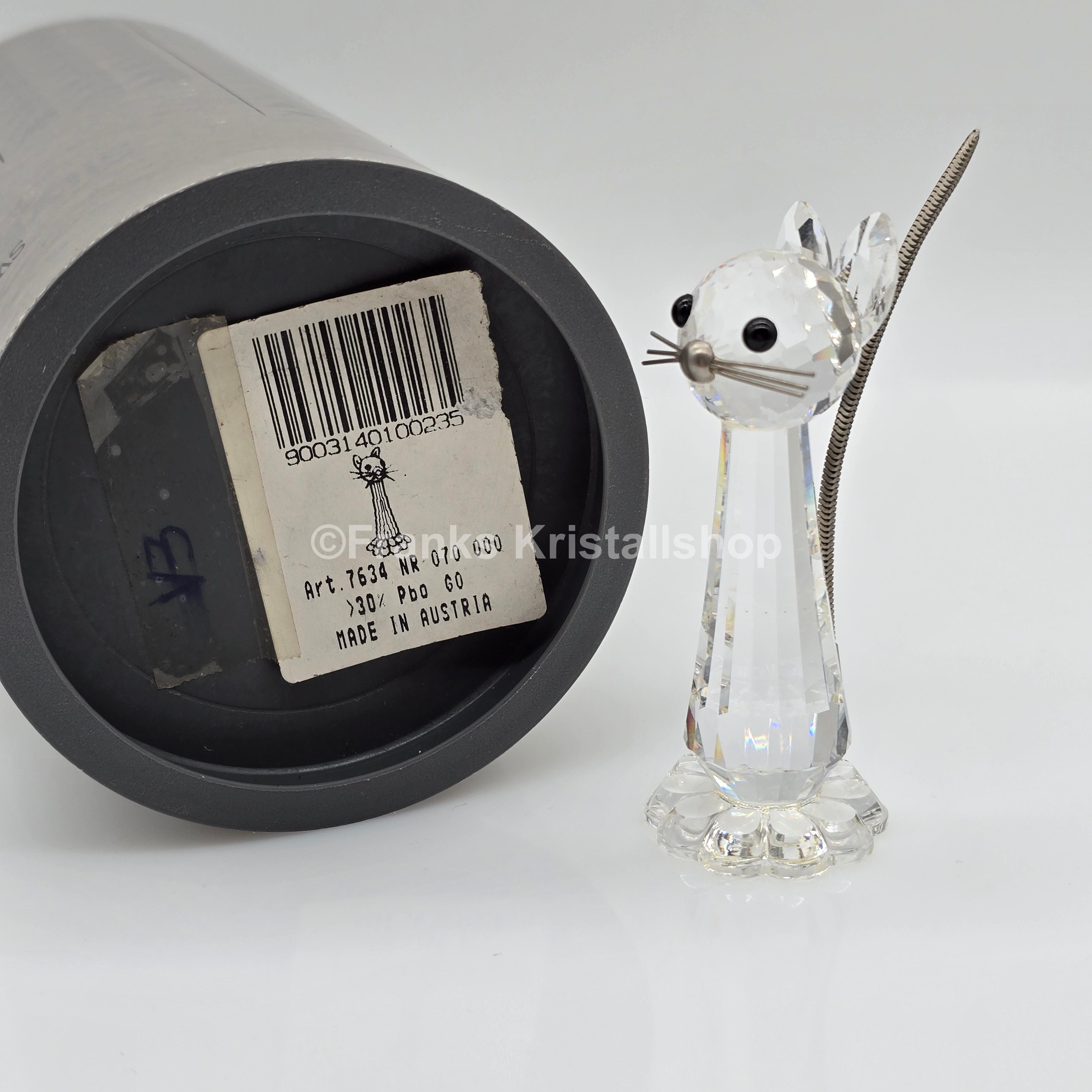 SWAROVSKI Katze alt groß Variante 2 (flexibler Schwanz) 010023