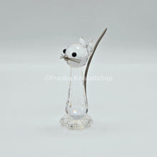 Lade das Bild in den Galerie-Viewer, SWAROVSKI Katze alt groß Variante 2 (flexibler Schwanz) 010023

