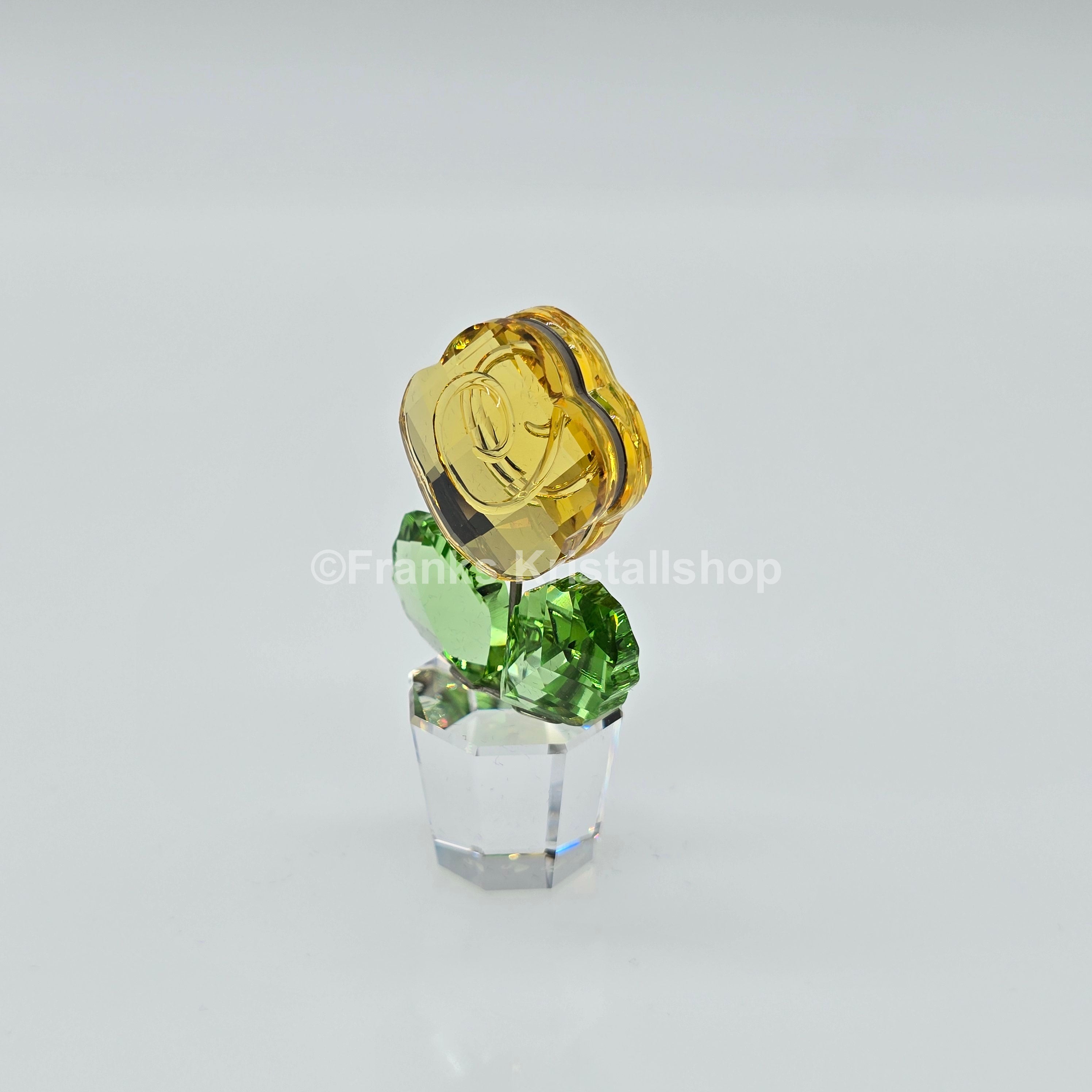 SWAROVSKI Blumenträume Rose Gelb im Blumentopf 855895 oU