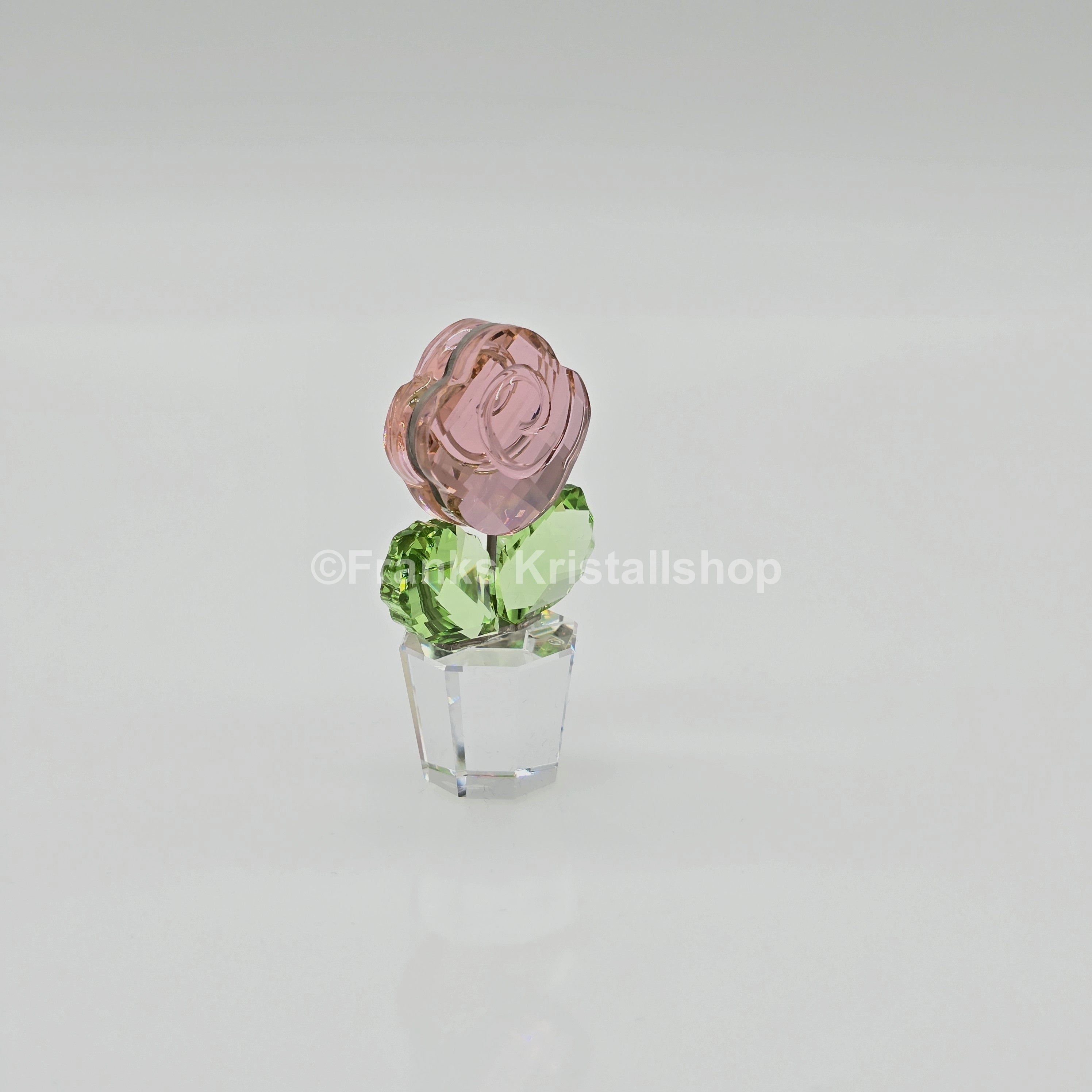 SWAROVSKI Blumenträume Rose Pink Rosa im Blumentopf 855894 oU