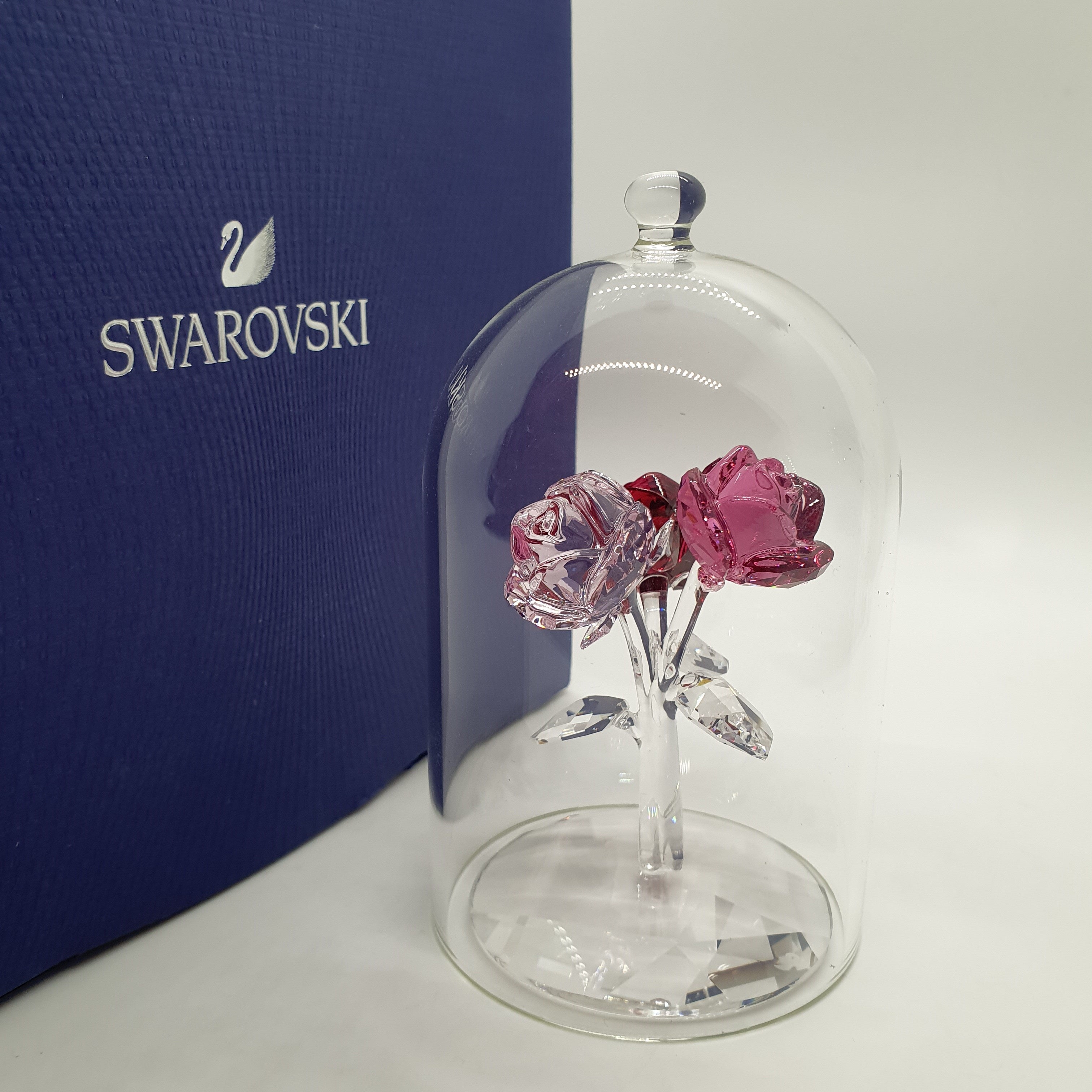 Swarovski 薔薇の置物 FO ROSE BOUQUET Swarovski Rose Liegend 174956 – Franks Kristall Shop