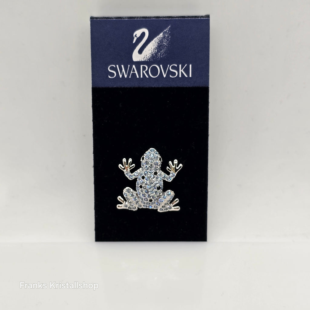 SWAROVSKI SCS Blue Frog Frosch Pin Brosche 982415
