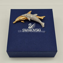Lade das Bild in den Galerie-Viewer, SWAROVSKI SCS Brosche Delfin 003-8901707
