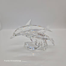 Lade das Bild in den Galerie-Viewer, SWAROVSKI SCS Jahresfigur 1990 Die Delfine 153850
