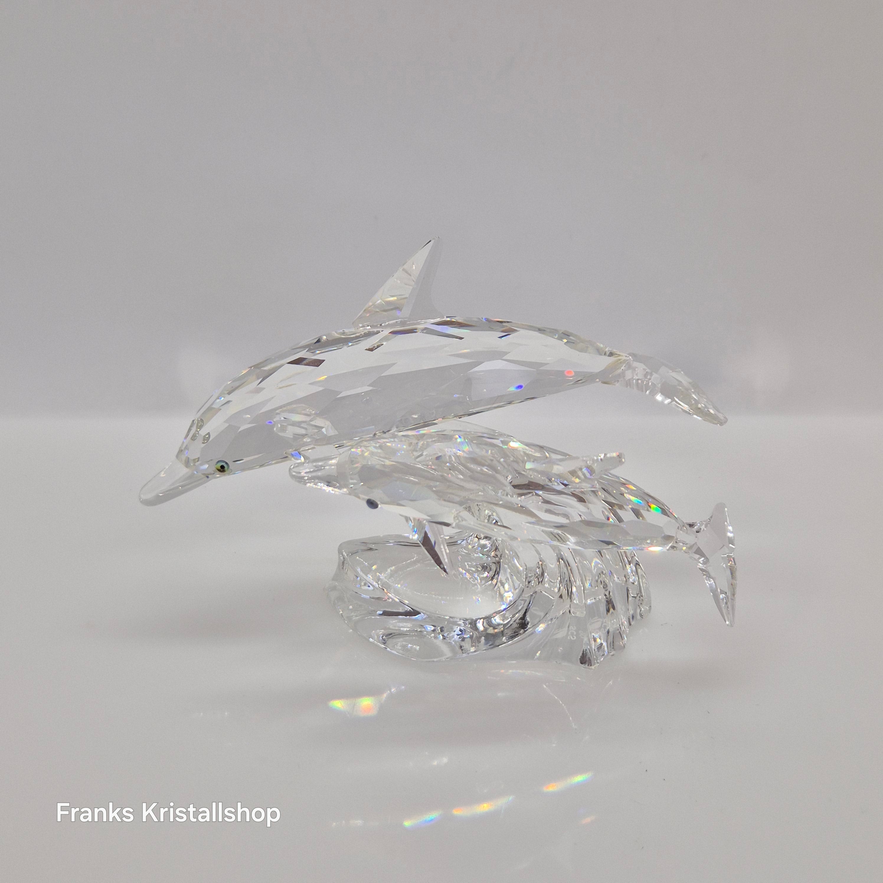 SWAROVSKI SCS Jahresfigur 1990 Die Delfine 153850