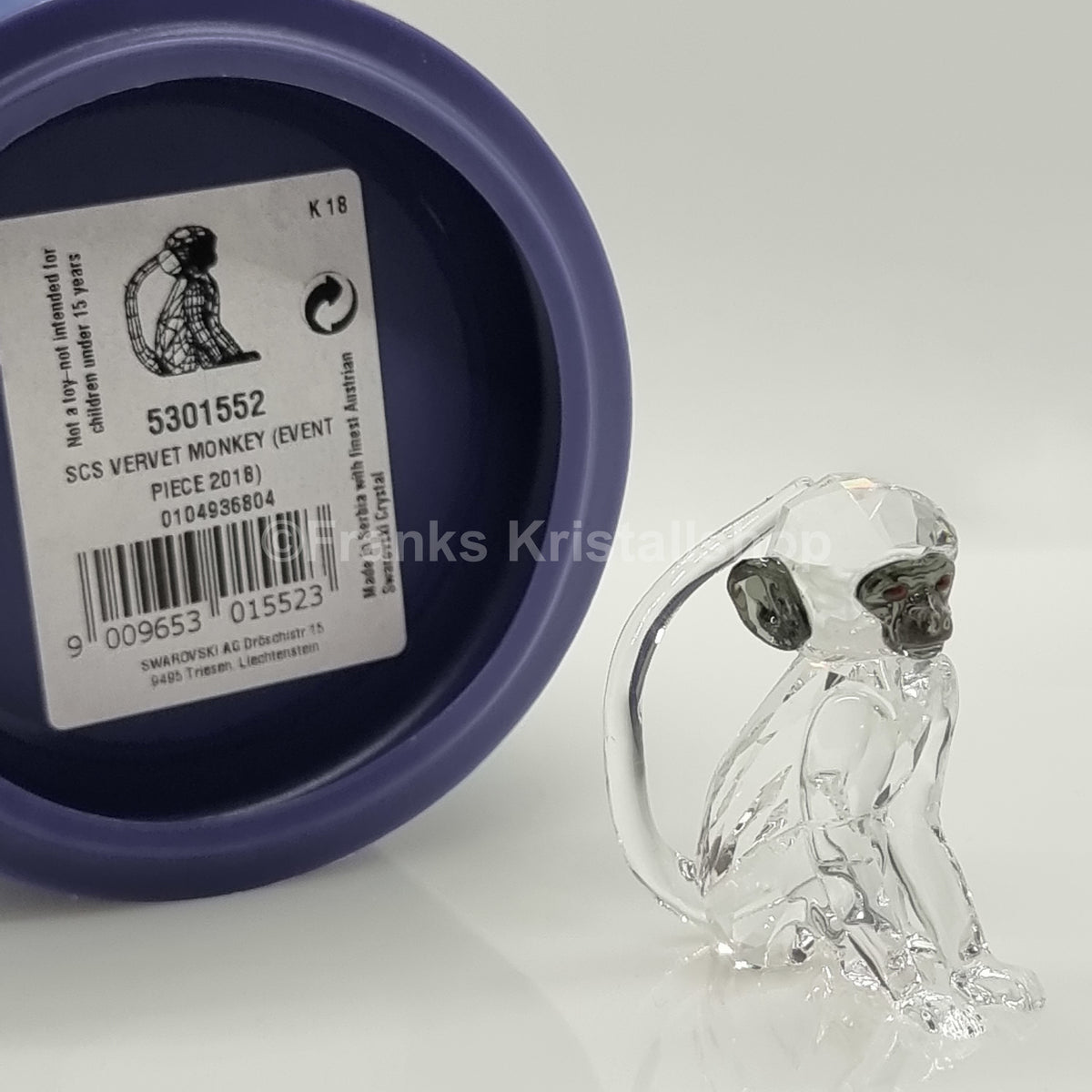 SWAROVSKI SCS Grüne Meerkatze Eventfigur 2018 Affe 5301552