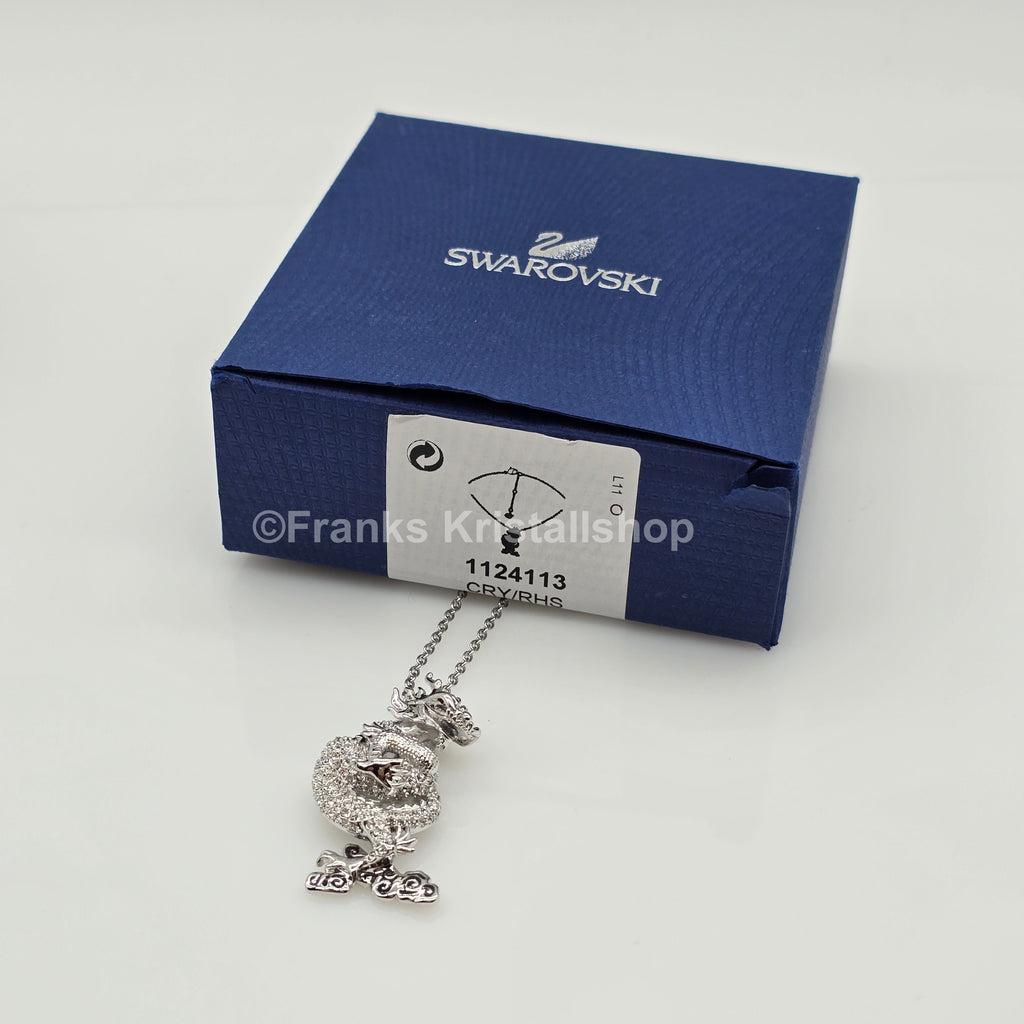 SWAROVSKI SCS Halskette Jubiläum 2012 Drache Weiß, Rhodiniert 1124113
