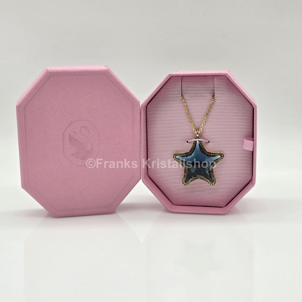 SWAROVSKI SCS Halskette Seestern, Blau, Goldlegierungsschicht 5707049