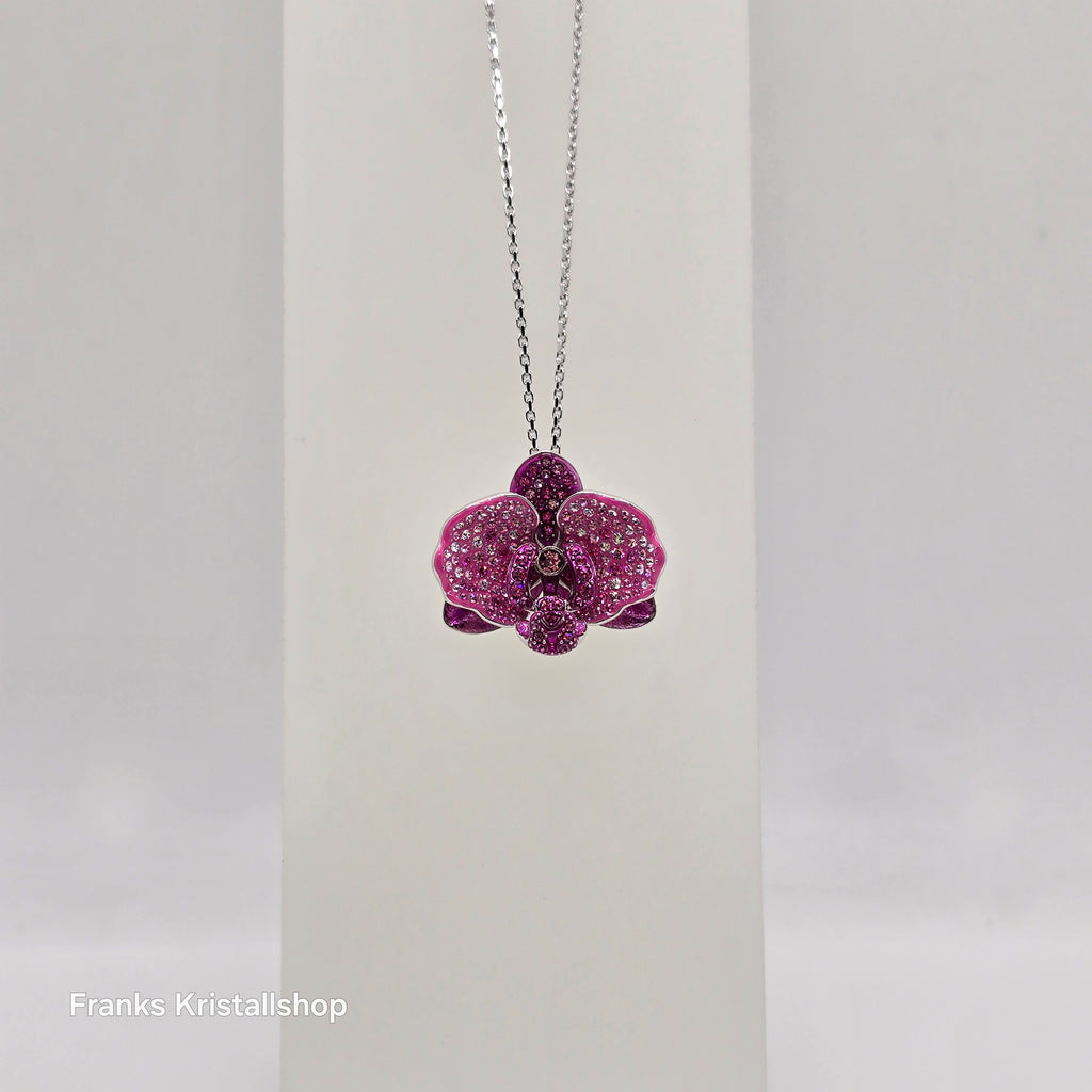 SWAROVSKI SCS Idyllia Halskette Blume, Rosa, Rhodiniert 5680910