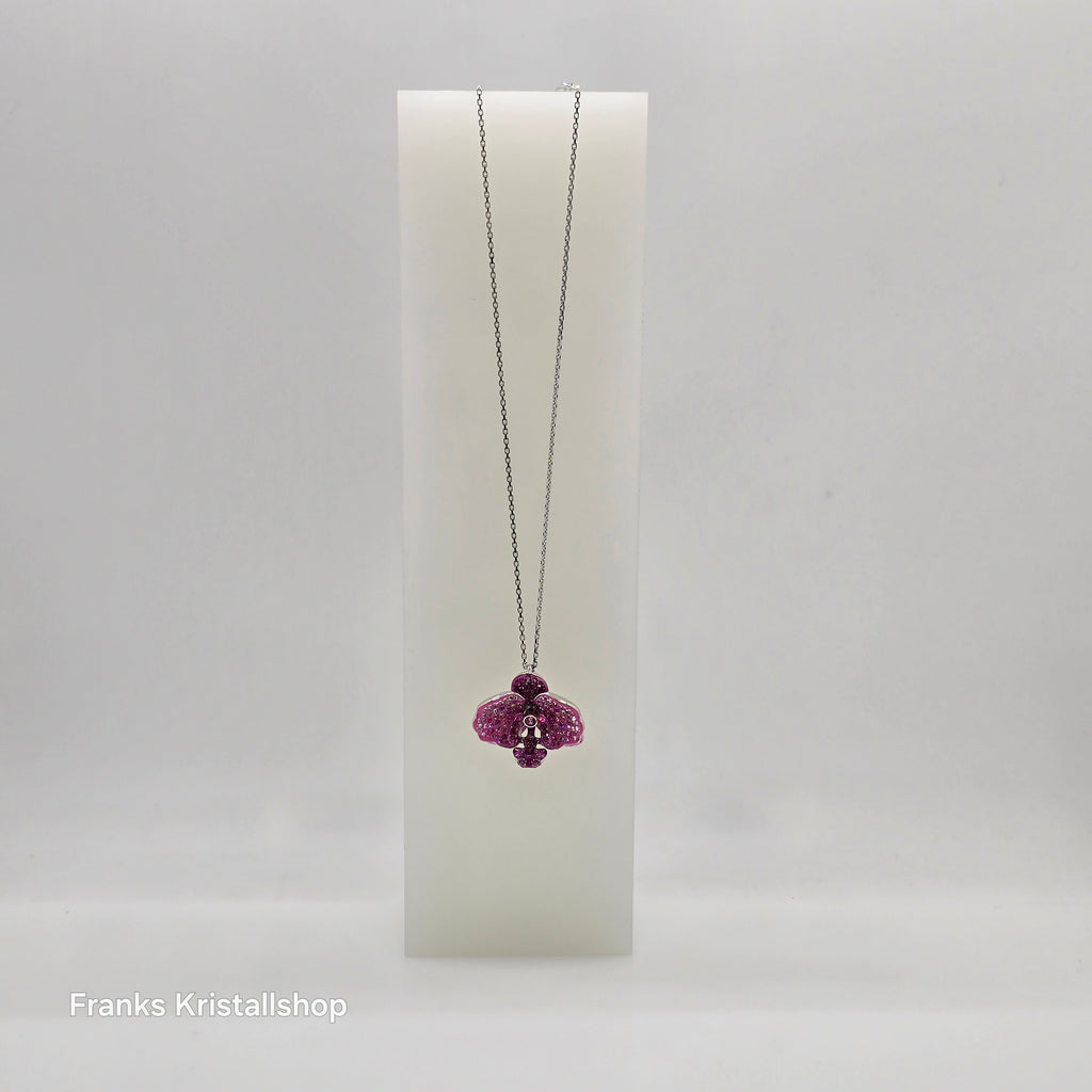 SWAROVSKI SCS Idyllia Halskette Blume, Rosa, Rhodiniert 5680910