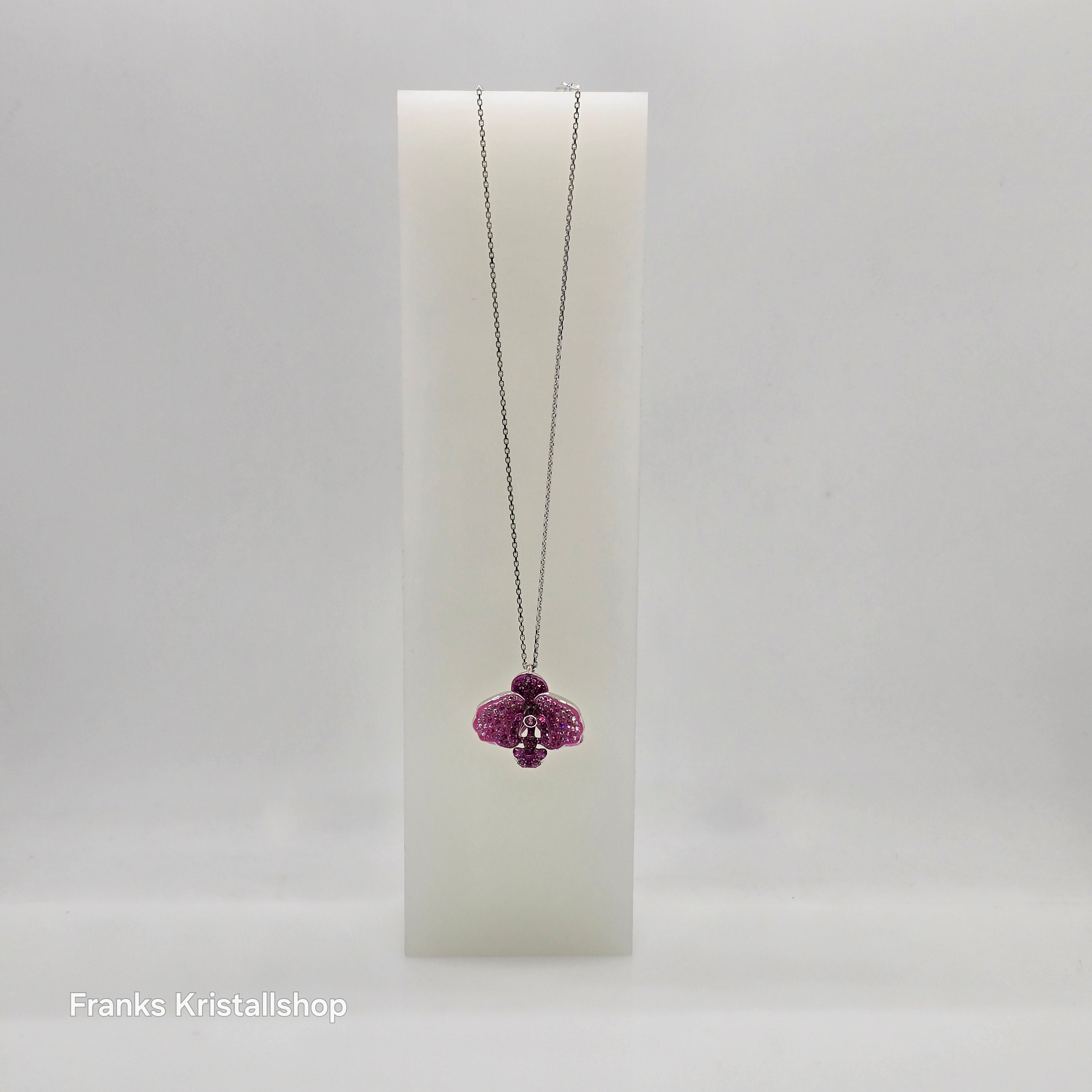 SWAROVSKI SCS Idyllia Halskette Blume, Rosa, Rhodiniert 5680910