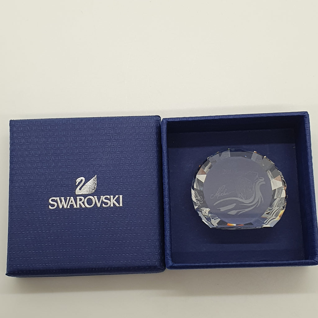 SWAROVSKI SCS Briefbeschwerer 38 mm zur Jahresfigur 2002 Isadora 608237 oU