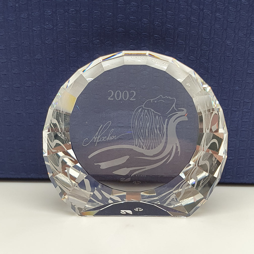 SWAROVSKI SCS Briefbeschwerer 38 mm zur Jahresfigur 2002 Isadora 608237 oU