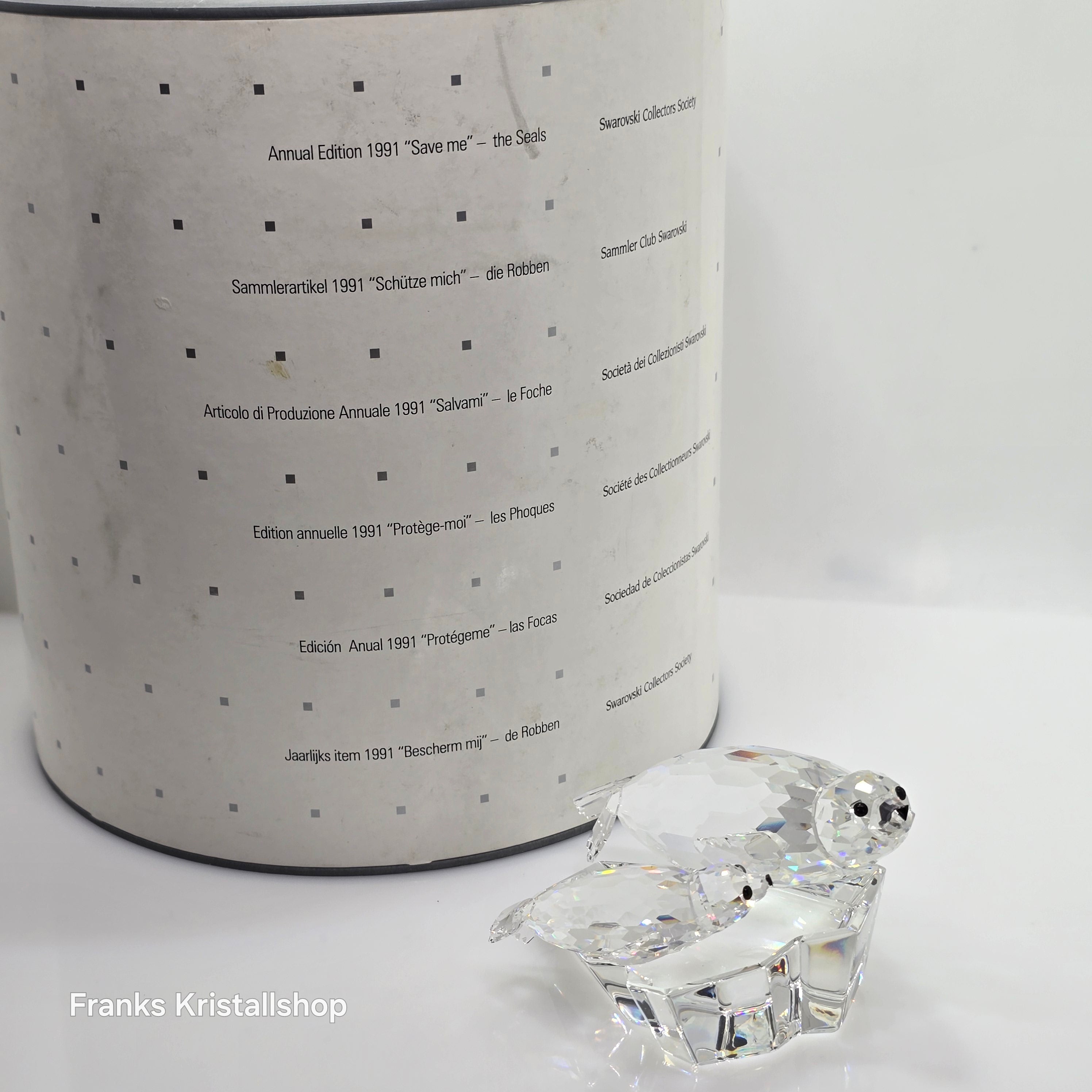SWAROVSKI SCS Jahresfigur 1991 Die Robben 158872