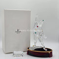 SWAROVSKI SCS Jahresfigur 1999 Pierrot mit Schild und Gratis-Sockel 230586 oU Var. 1