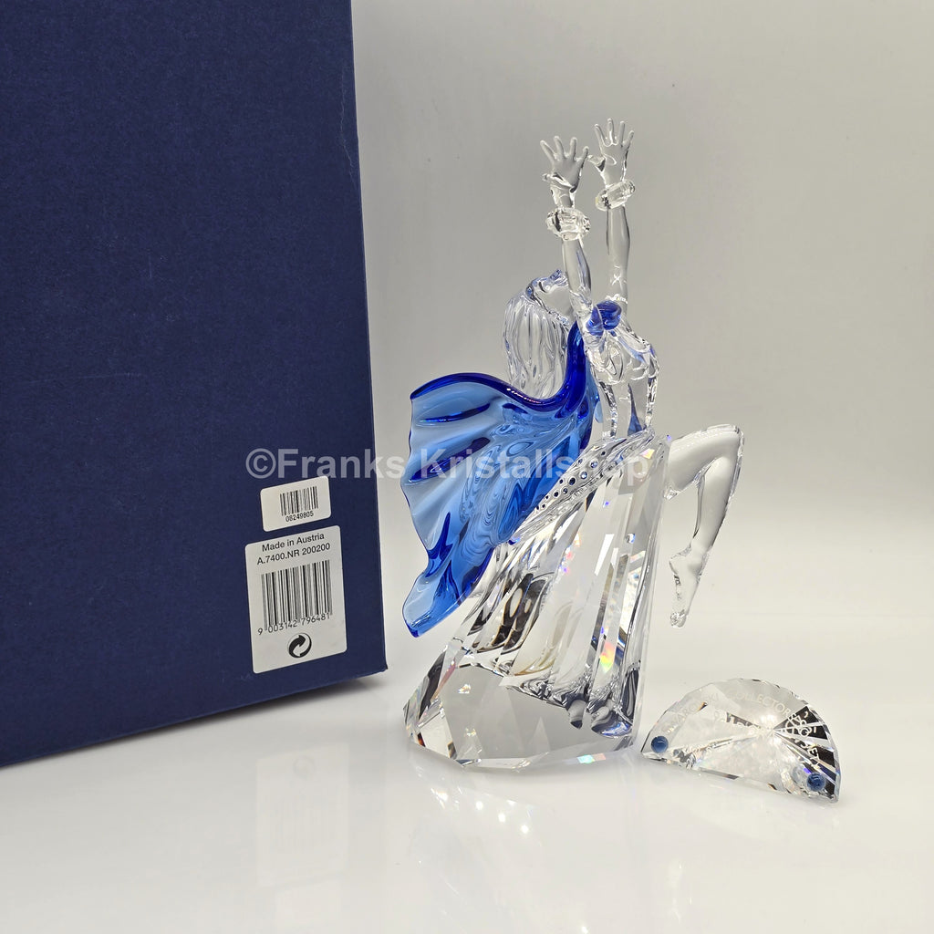 SWAROVSKI SCS Jahresfigur 2002 Magic of Dance Tänzerin Isadora VAR 2 mit Namensschild 279648