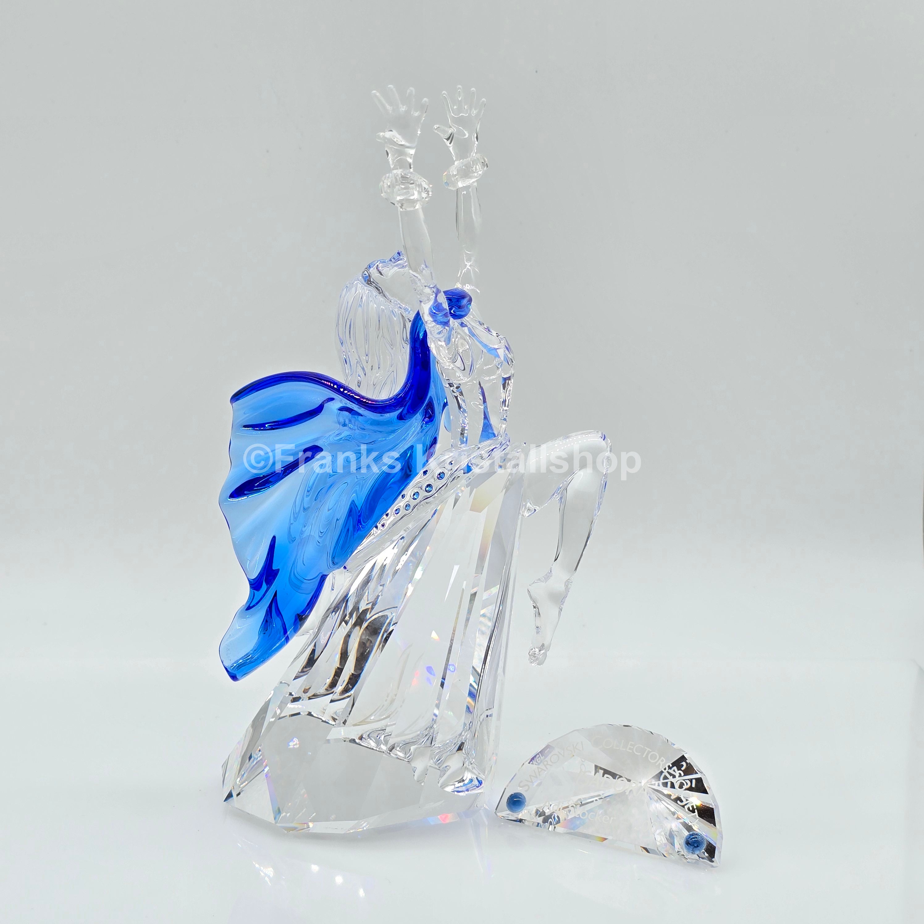 SWAROVSKI SCS Jahresfigur 2002 Magic of Dance Tänzerin Isadora VAR 2 mit Namensschild 279648