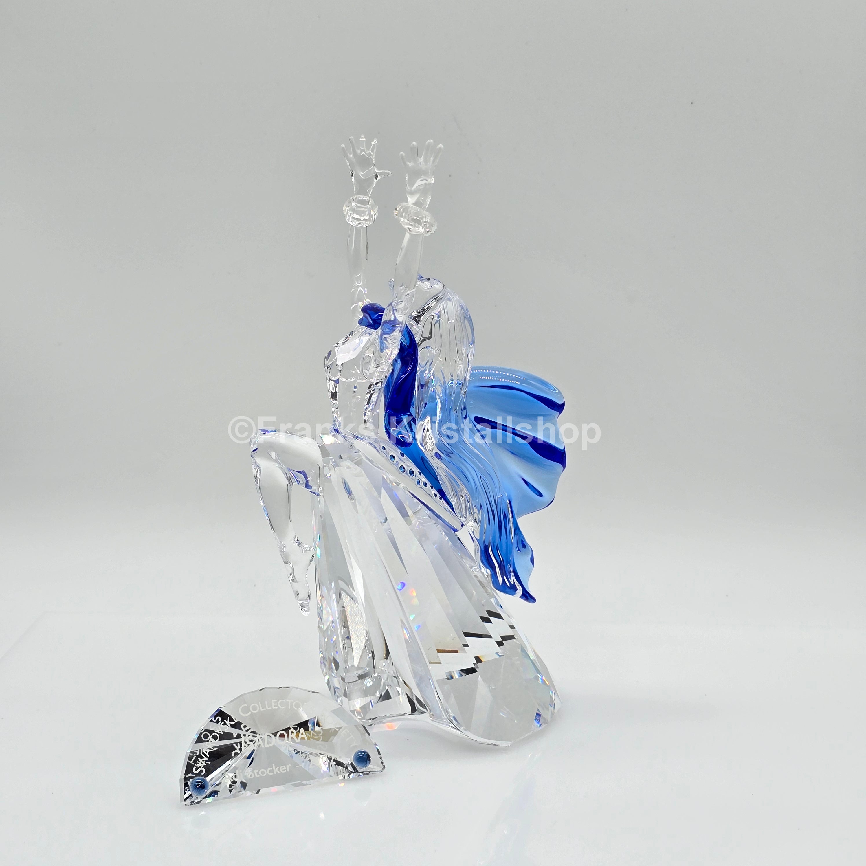 SWAROVSKI SCS Jahresfigur 2002 Magic of Dance Tänzerin Isadora VAR 2 mit Namensschild 279648