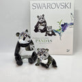 SWAROVSKI SCS Jahresfigur 2008 Pandas 900918 mit Namensschild 959097