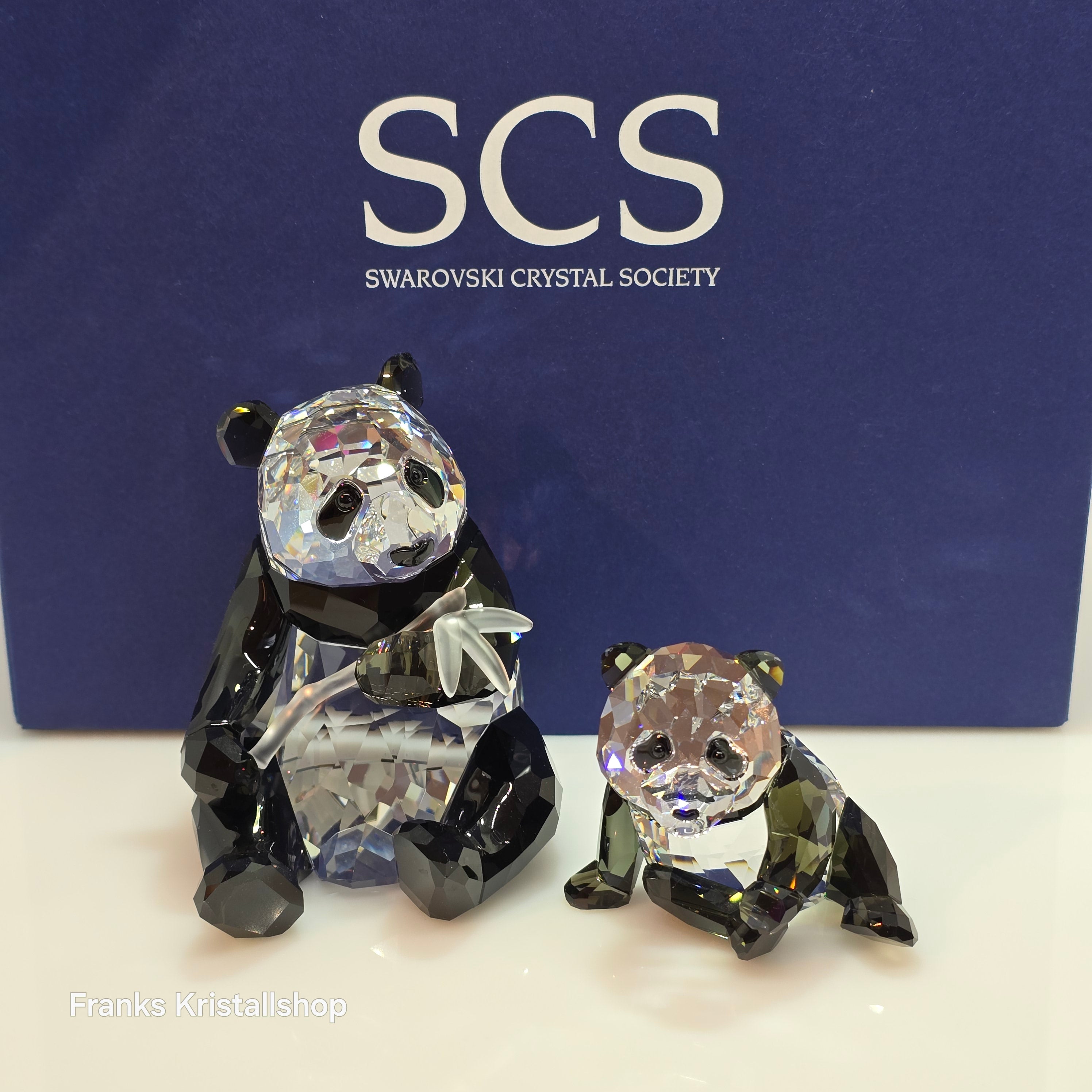 SWAROVSKI SCS Jahresfigur 2008 Pandas 900918