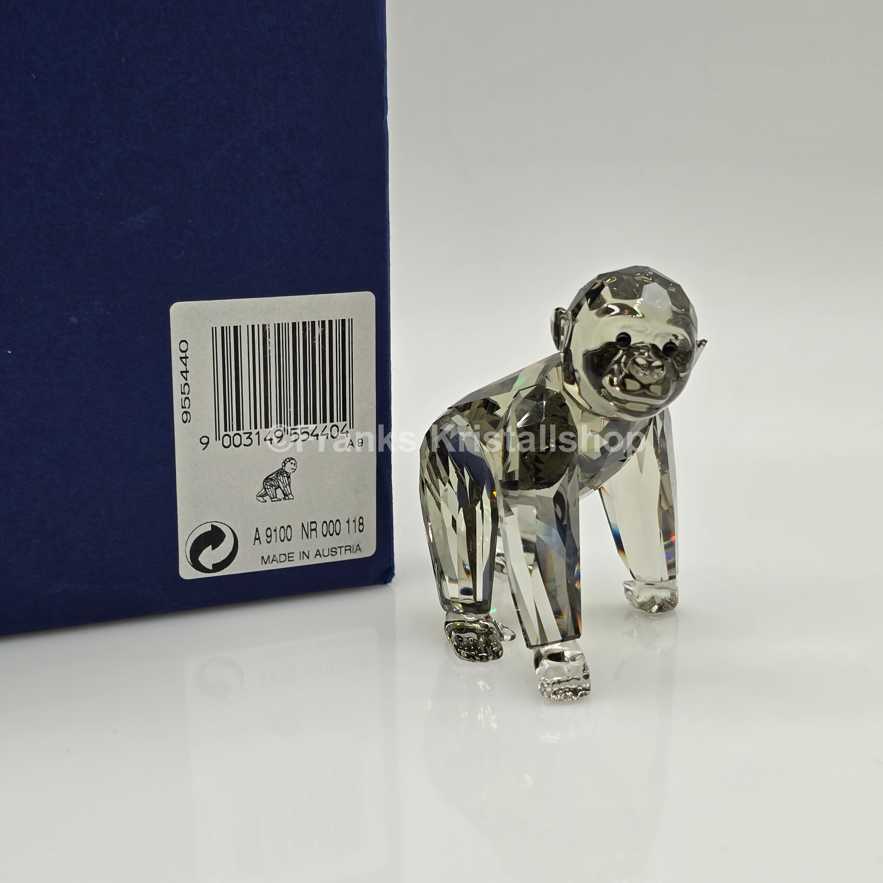 SWAROVSKI SCS Jahresfigur 2009 Junger Gorilla 955440