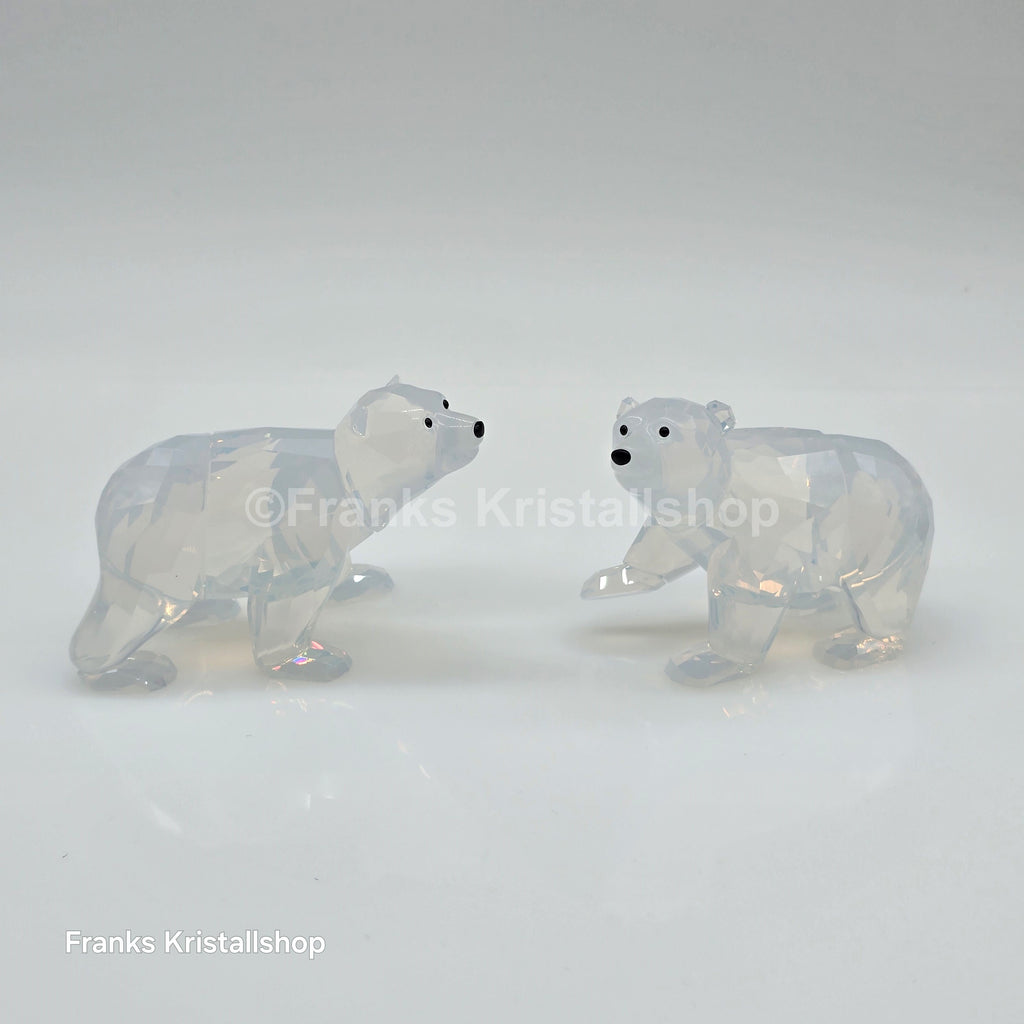 SWAROVSKI SCS Jahresfigur 2011 Junge Eisbären White Opal zur Jahresfigur Siku 1080774
