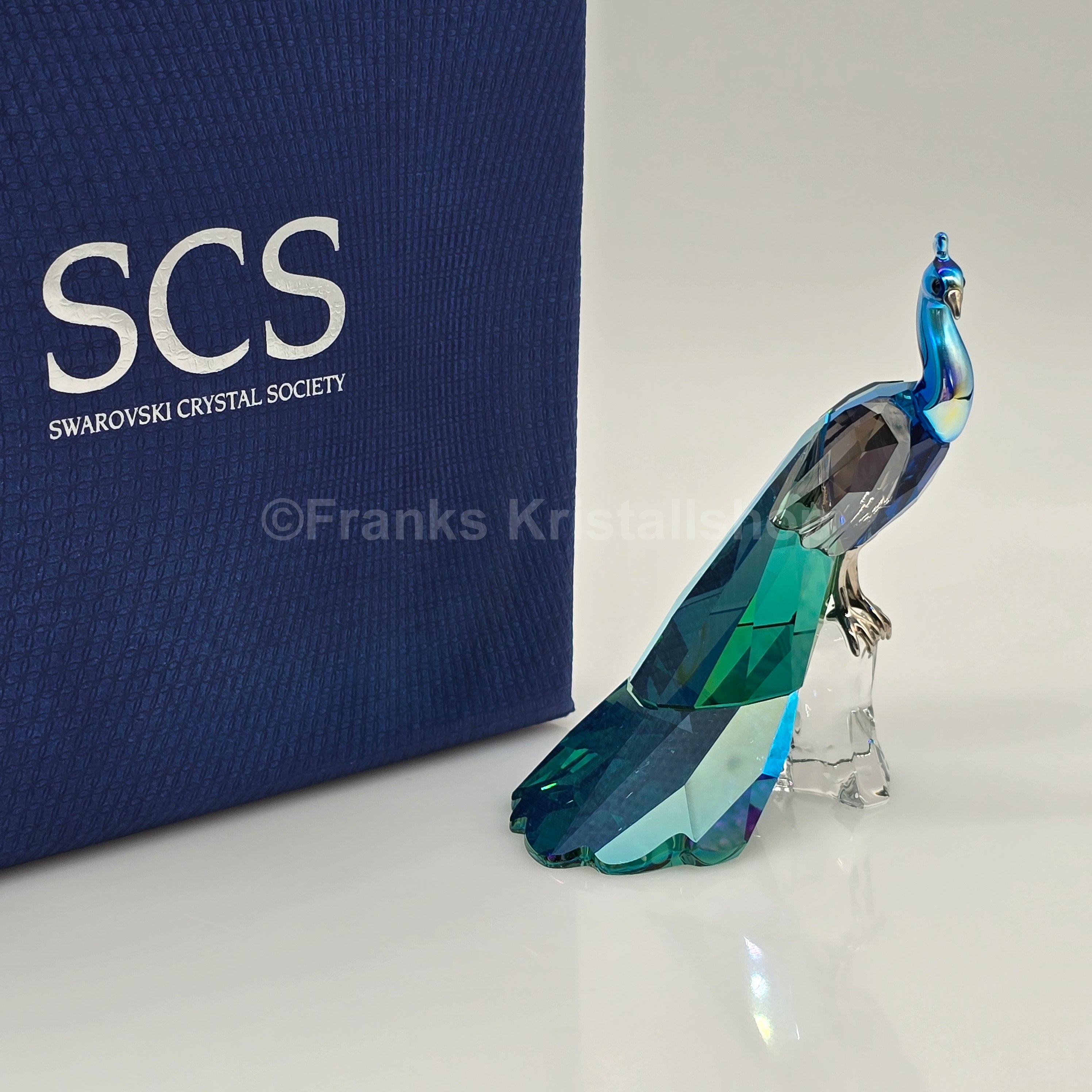 SWAROVSKI SCS Pfau zur Jahresfigur Arya 1145553 (1142861) oU