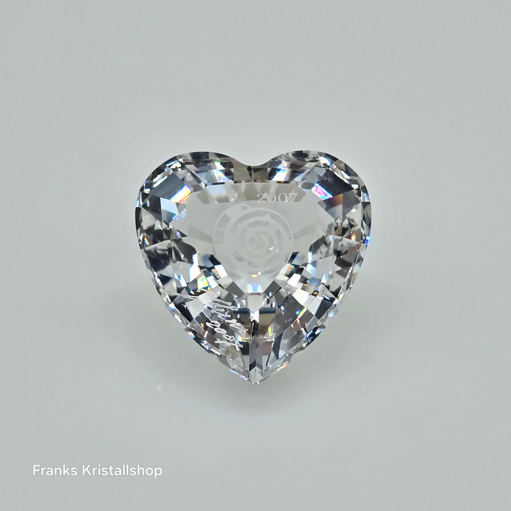 SWAROVSKI SCS Jahresfigur Community 2007 Herz Klar signiert 896979