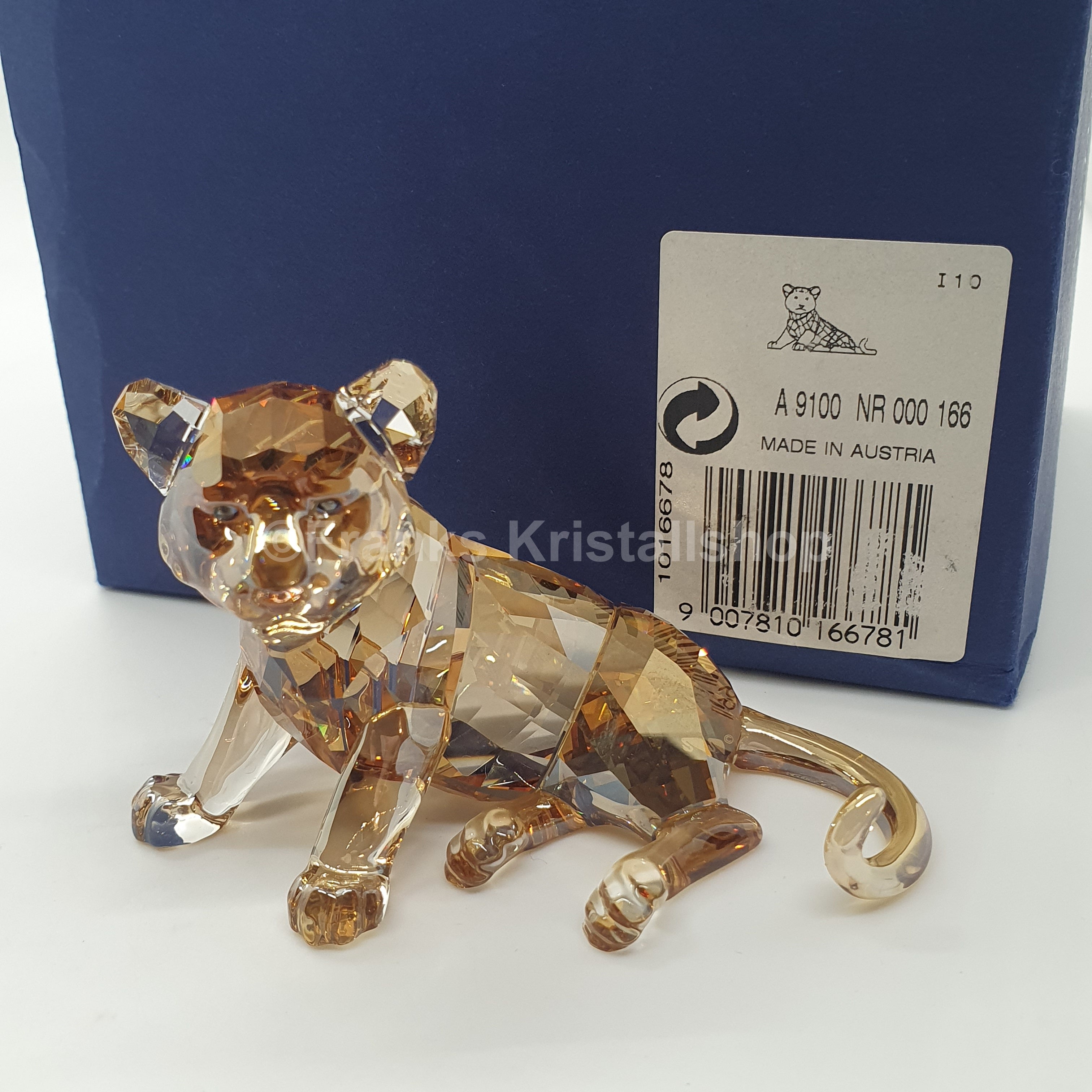 SWAROVSKI SCS Jahresfigur Junger Tiger sitzend 1016678