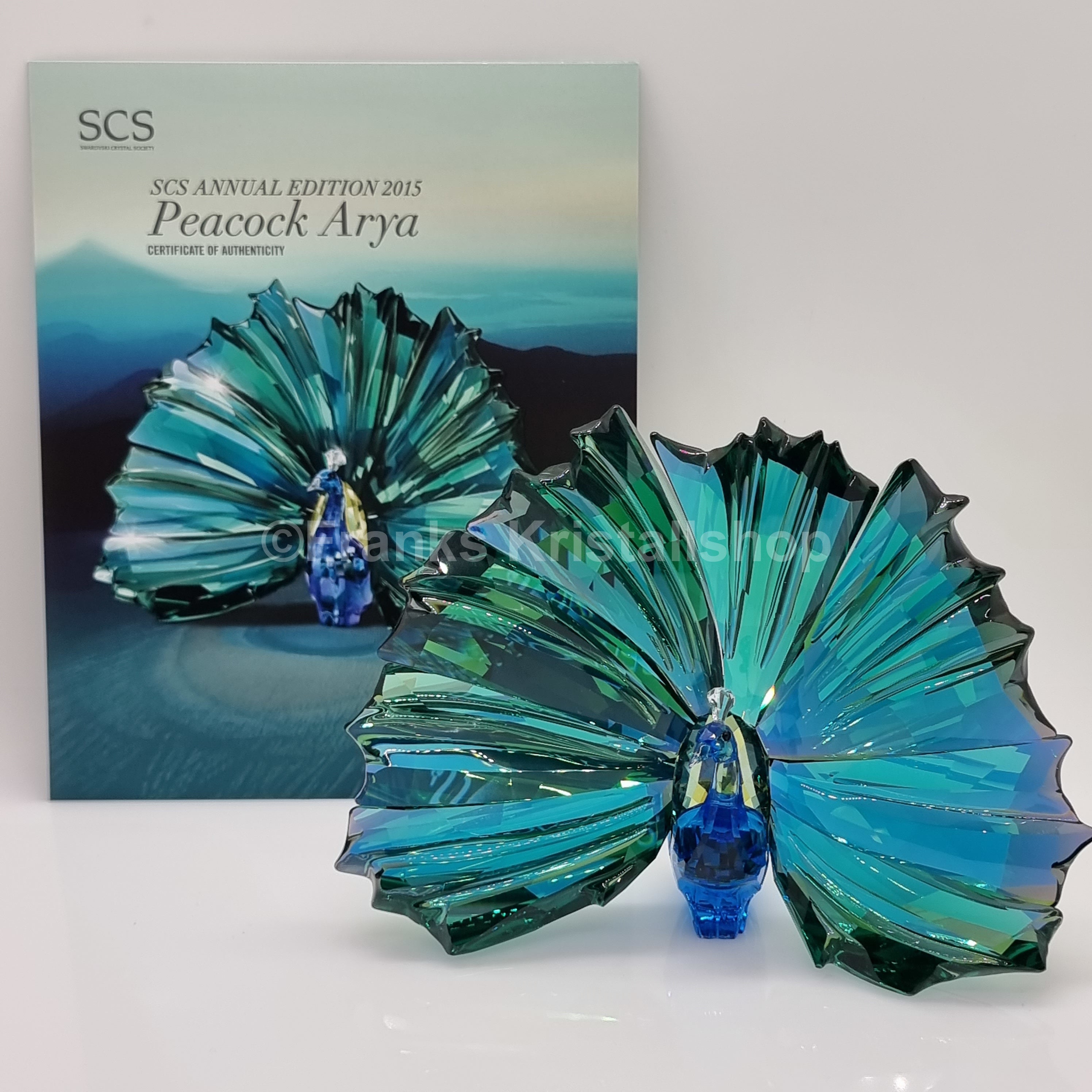 SWAROVSKI SCS Jahresfigur 2015 Pfau Arya 5063694