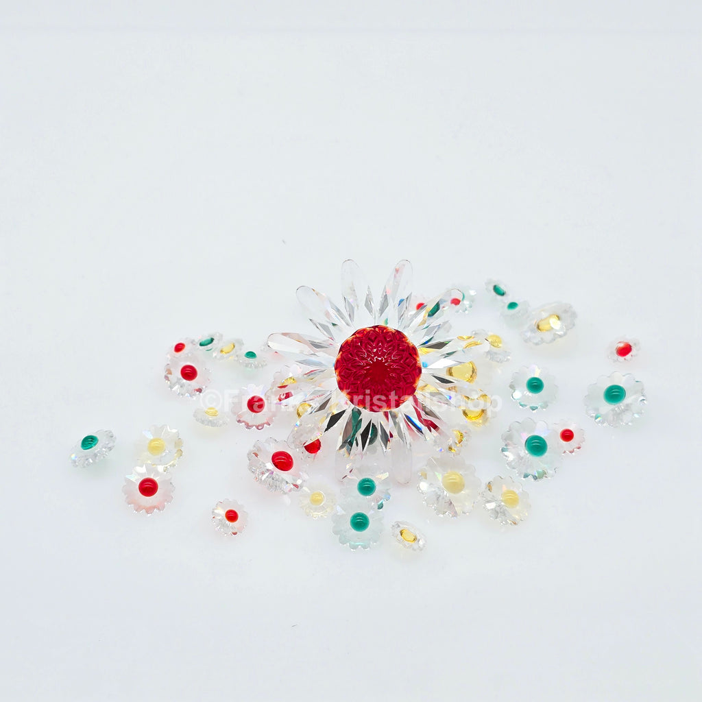 SWAROVSKI SCS Margerite Rot + Mini Margeriten Bunt 252371
