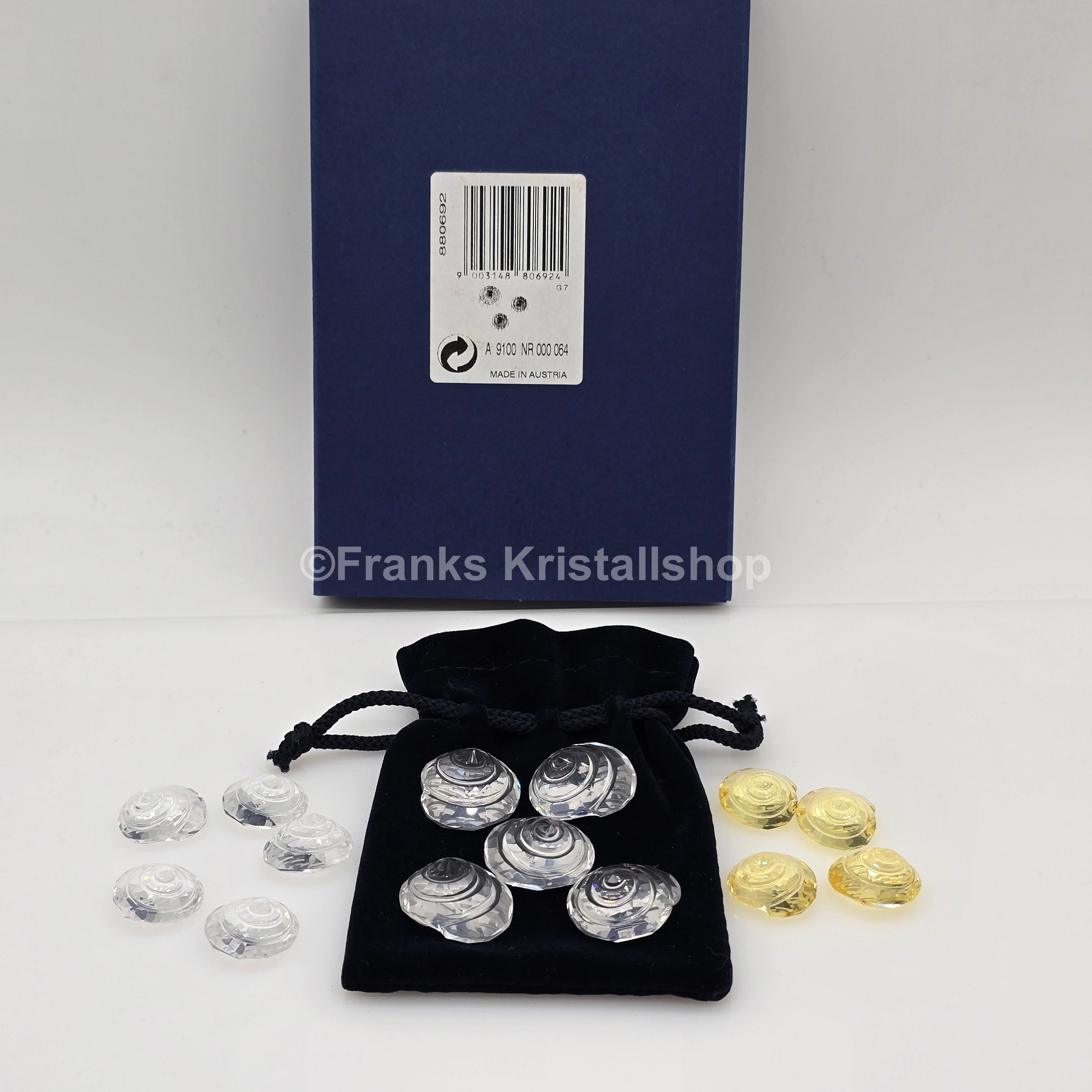 SWAROVSKI SCS Jahresfigur Community 2007 Kreiselmuschel Set 880692