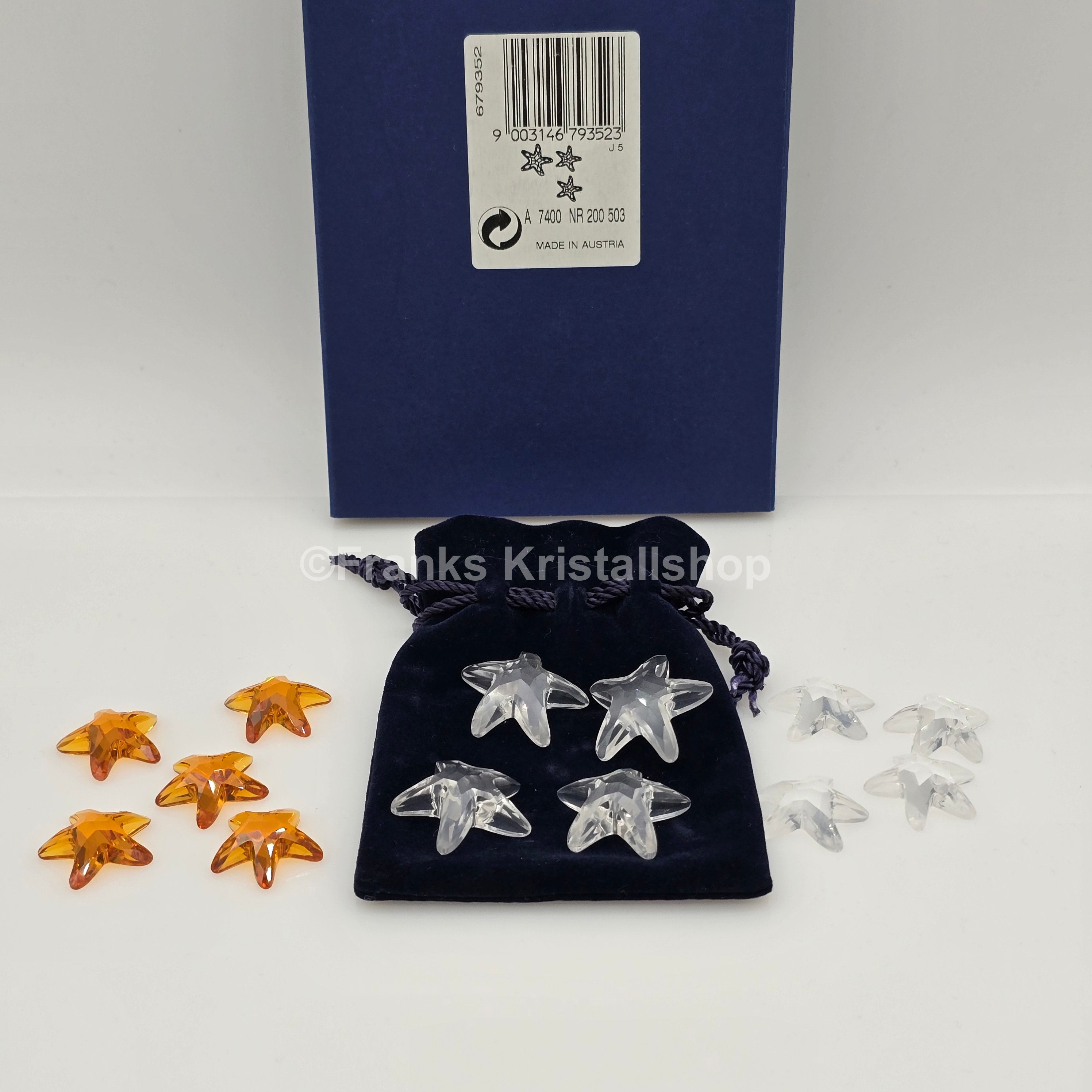 SWAROVSKI SCS Jahresfigur Harmony 2005 Seestern Set 679352