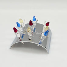 Lade das Bild in den Galerie-Viewer, SWAROVSKI SCS Ständer mit 9 Tulpen Mini Blau, Rot, Gelb 600349 + 289288 oV
