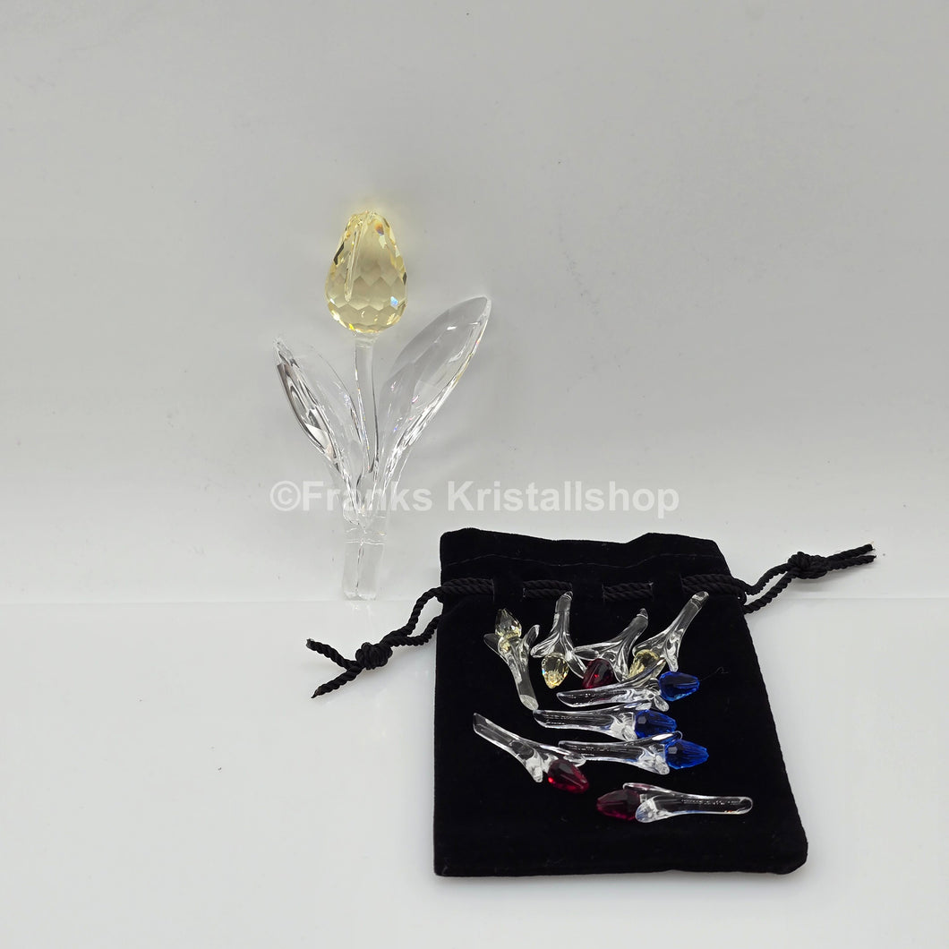 SWAROVSKI SCS Tulpe Gelb mit kleinen Tulpen 606568 + 606546R