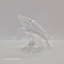 Lade das Bild in den Galerie-Viewer, SWAROVSKI SCS Jahresfigur 1992 Die Wale 164614 mF
